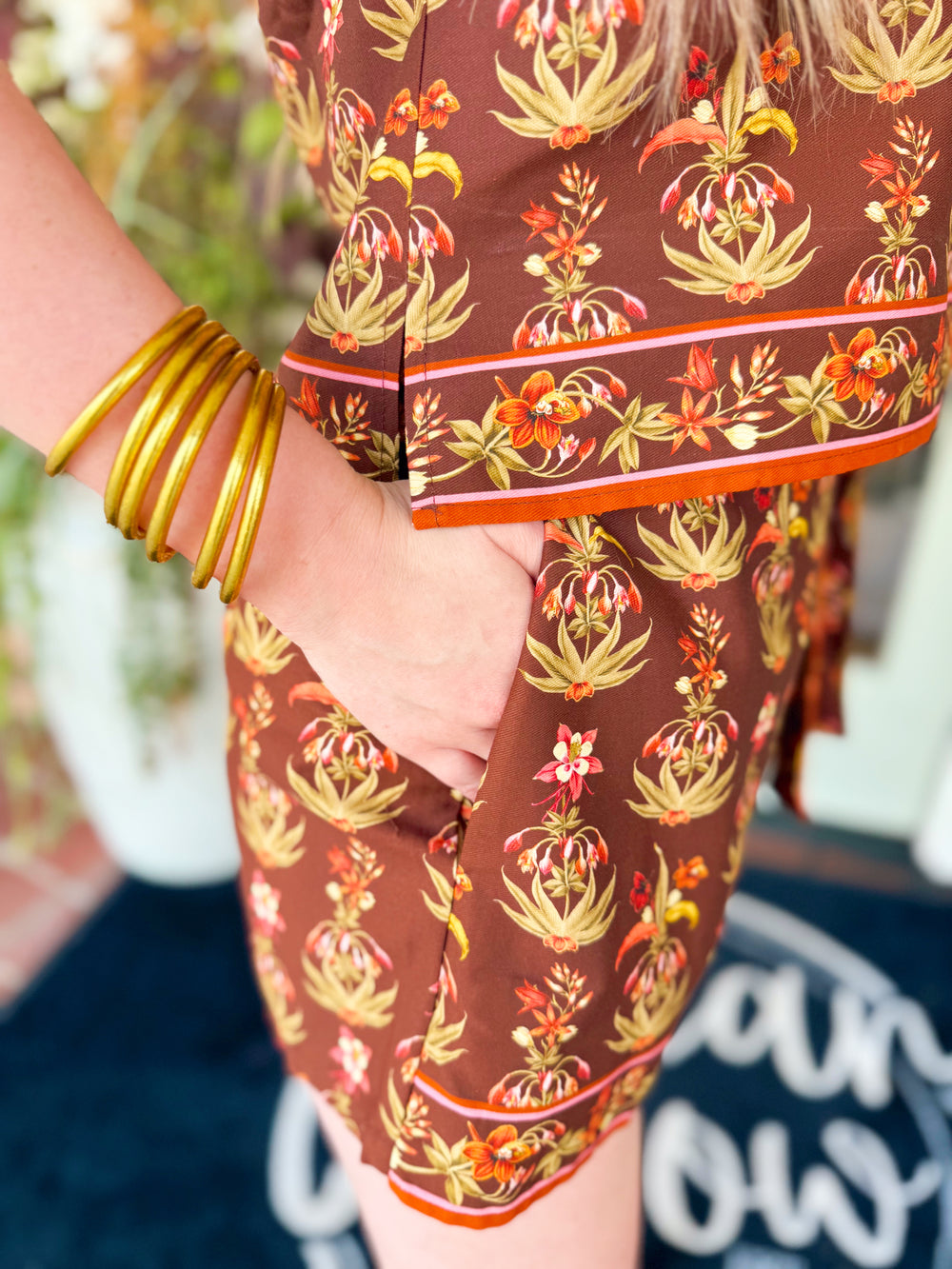 The Witney Floral Skort (S-L)