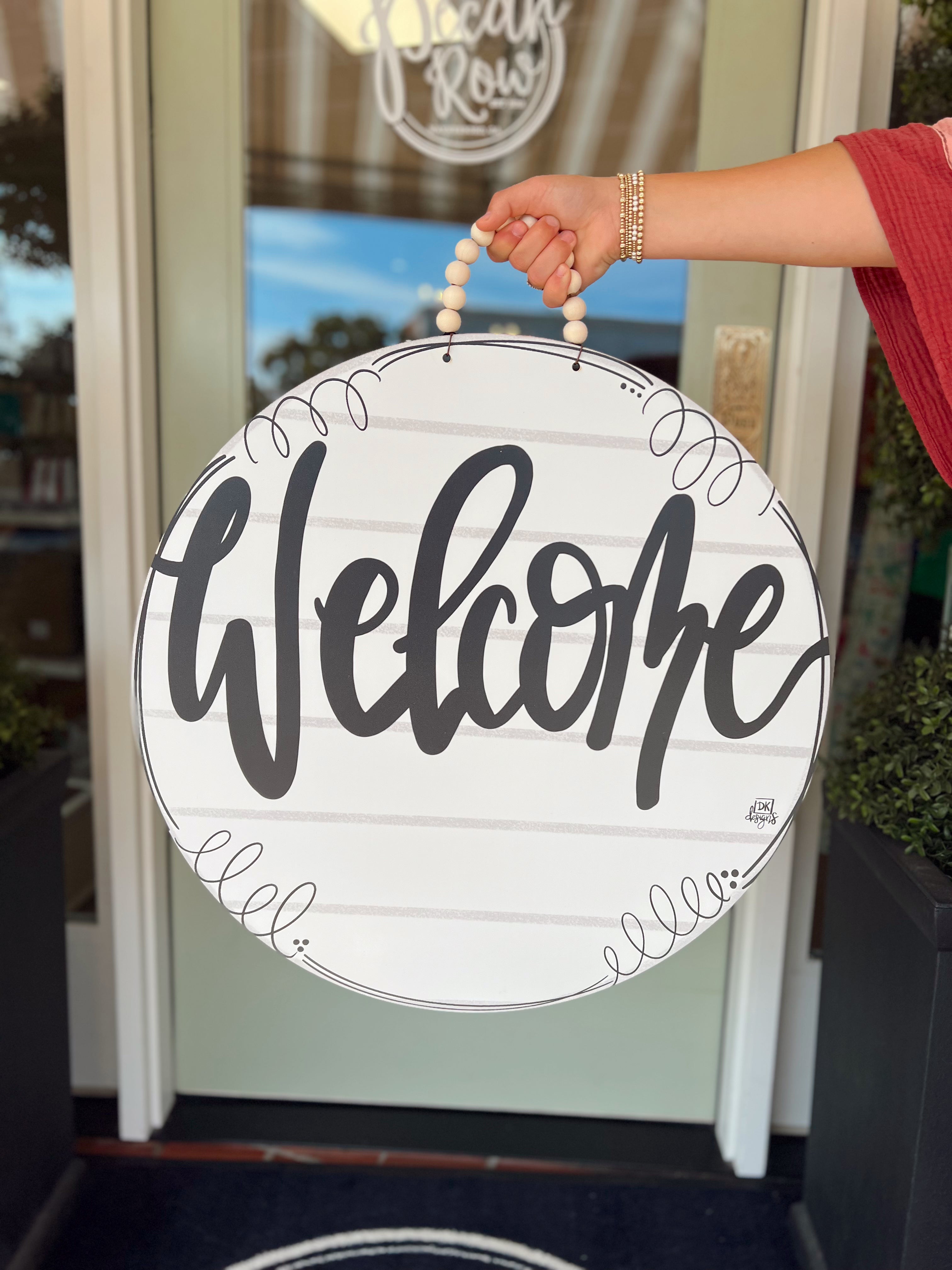 Shiplap Welcome Door Hanger