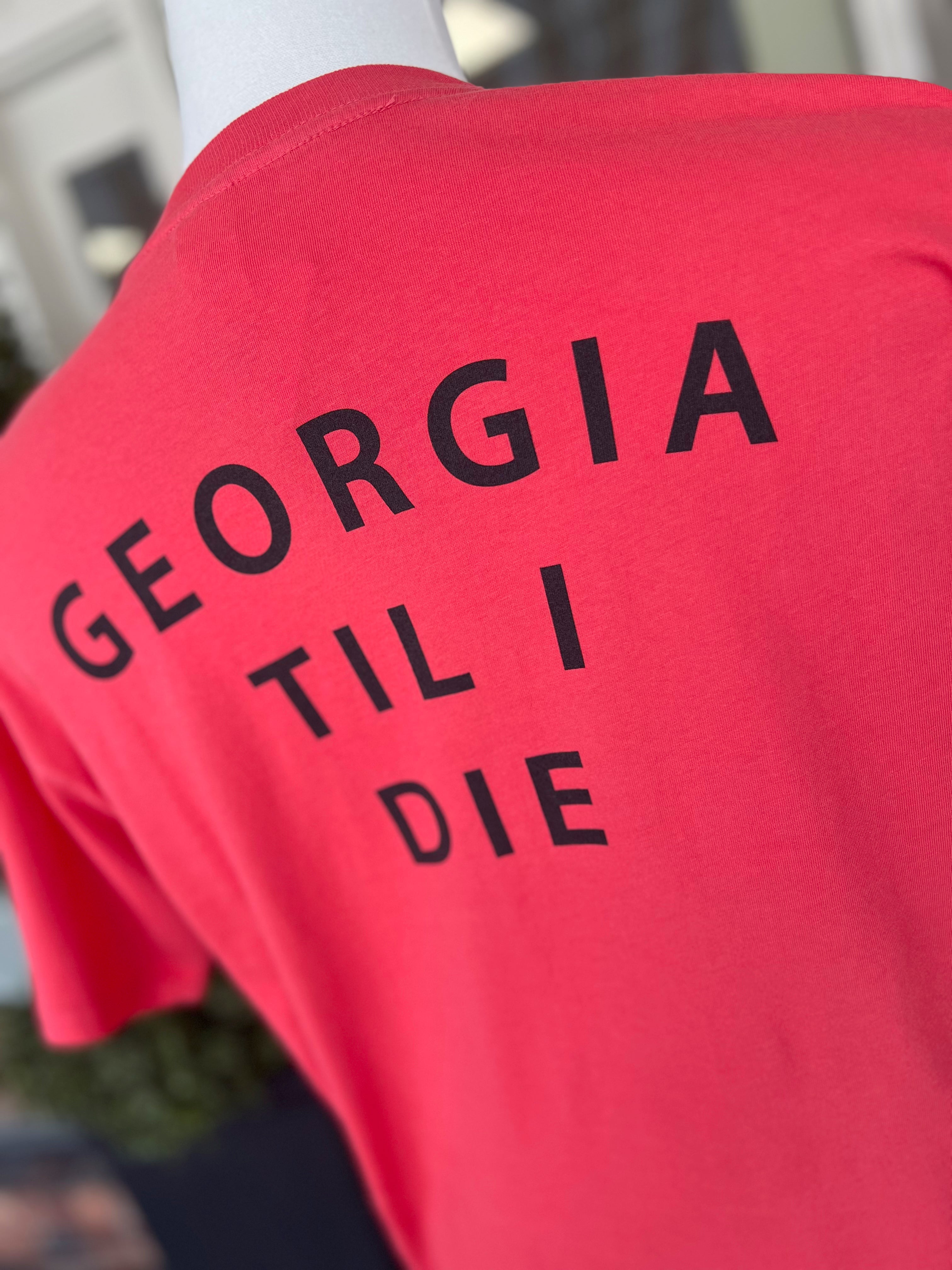 Peach State Pride Georgia Til I Die Tee