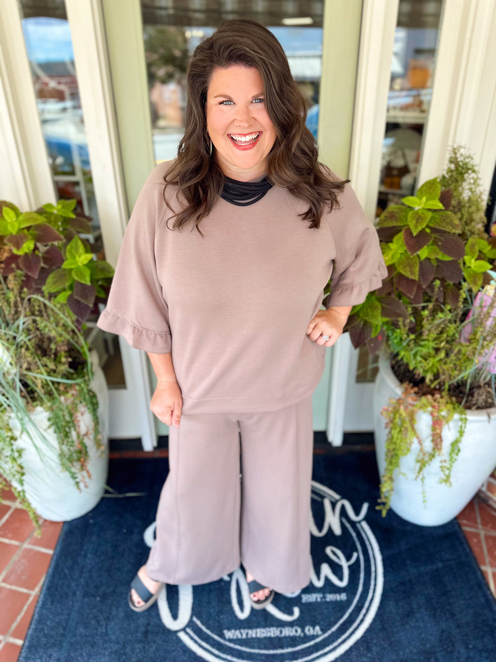 The Hinton Raglan Sleeve Top (XL-2X)