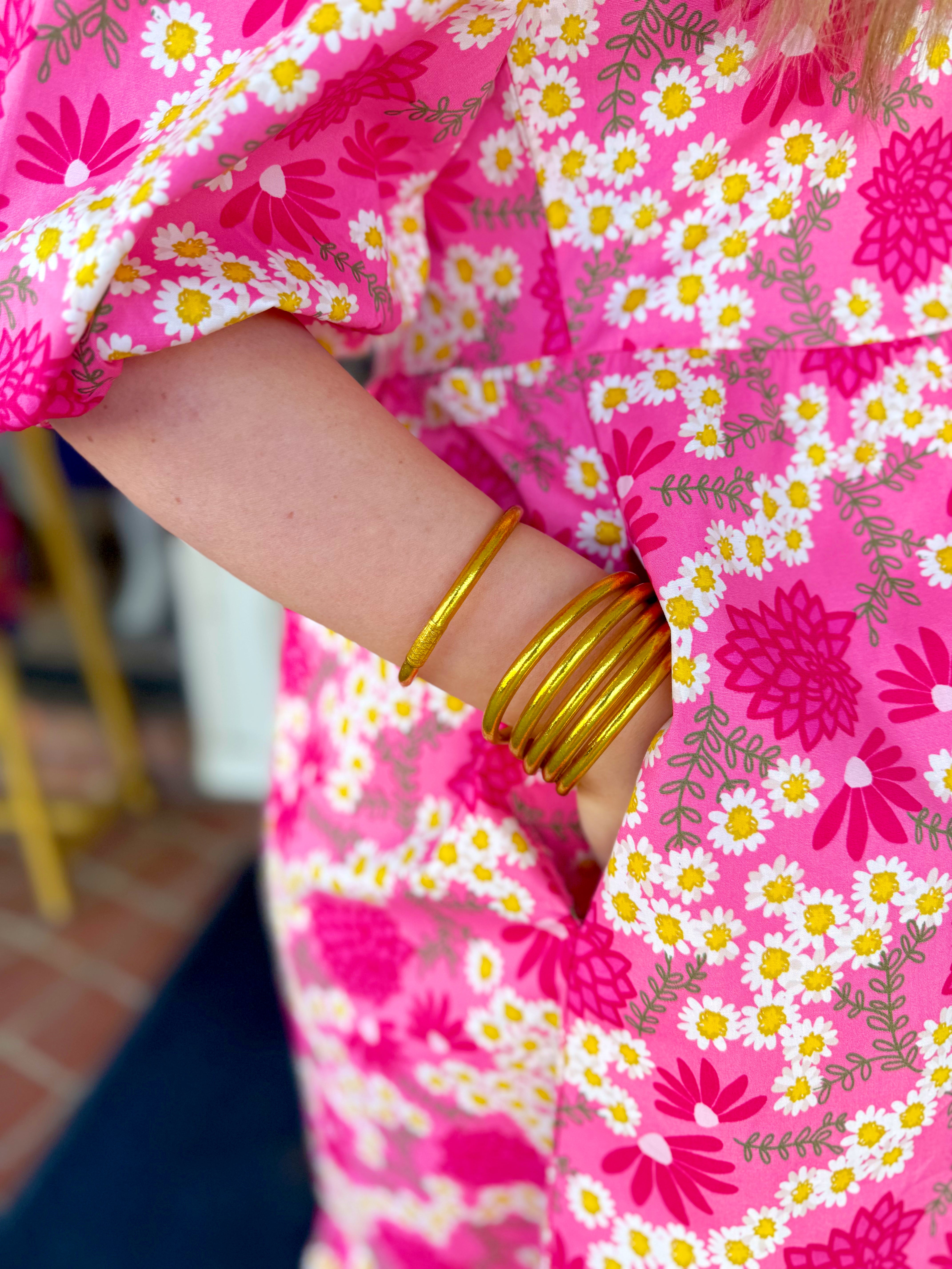 The Riley Daisy Chain Midi Dress By Mary Square