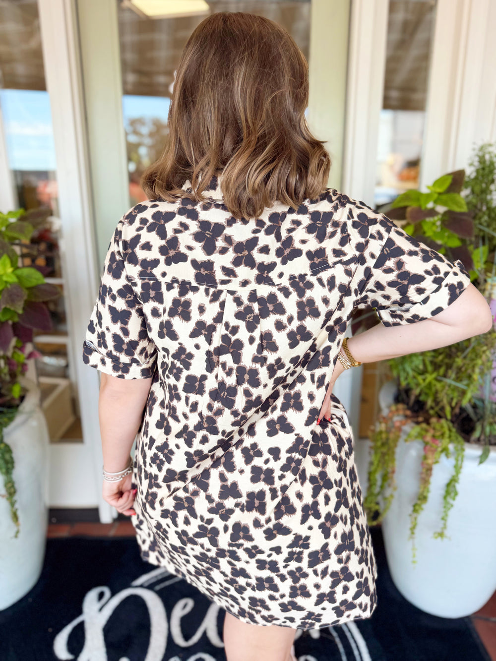 The Wrenlee Butterfly Print Dress (S-L)