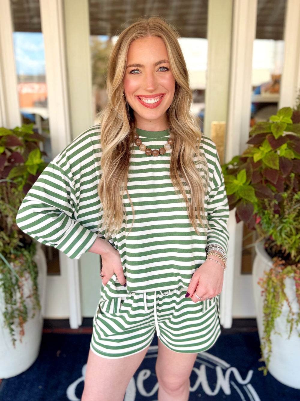 The Roxie Striped Shorts (S-L)