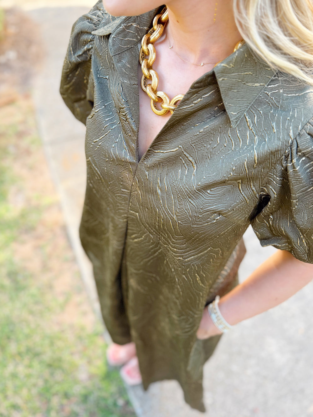 The Birdie Puff Sleeve Midi Dress (S-L)
