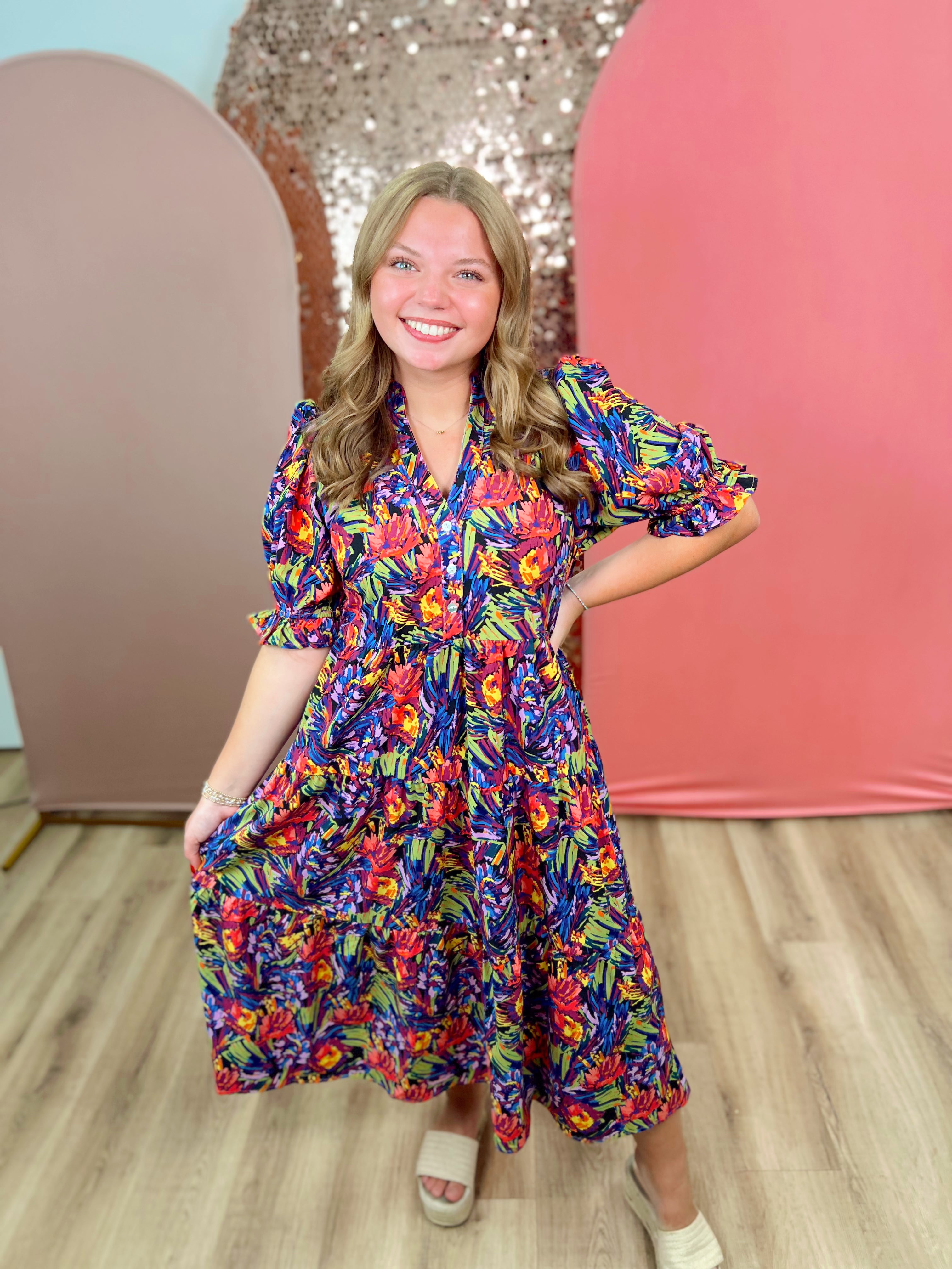 Wanderlust Multi Evie Dress