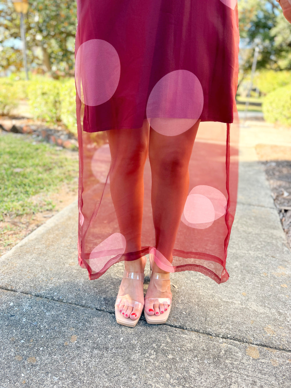 The Autumn Polka Dot Maxi Dress (S-L)
