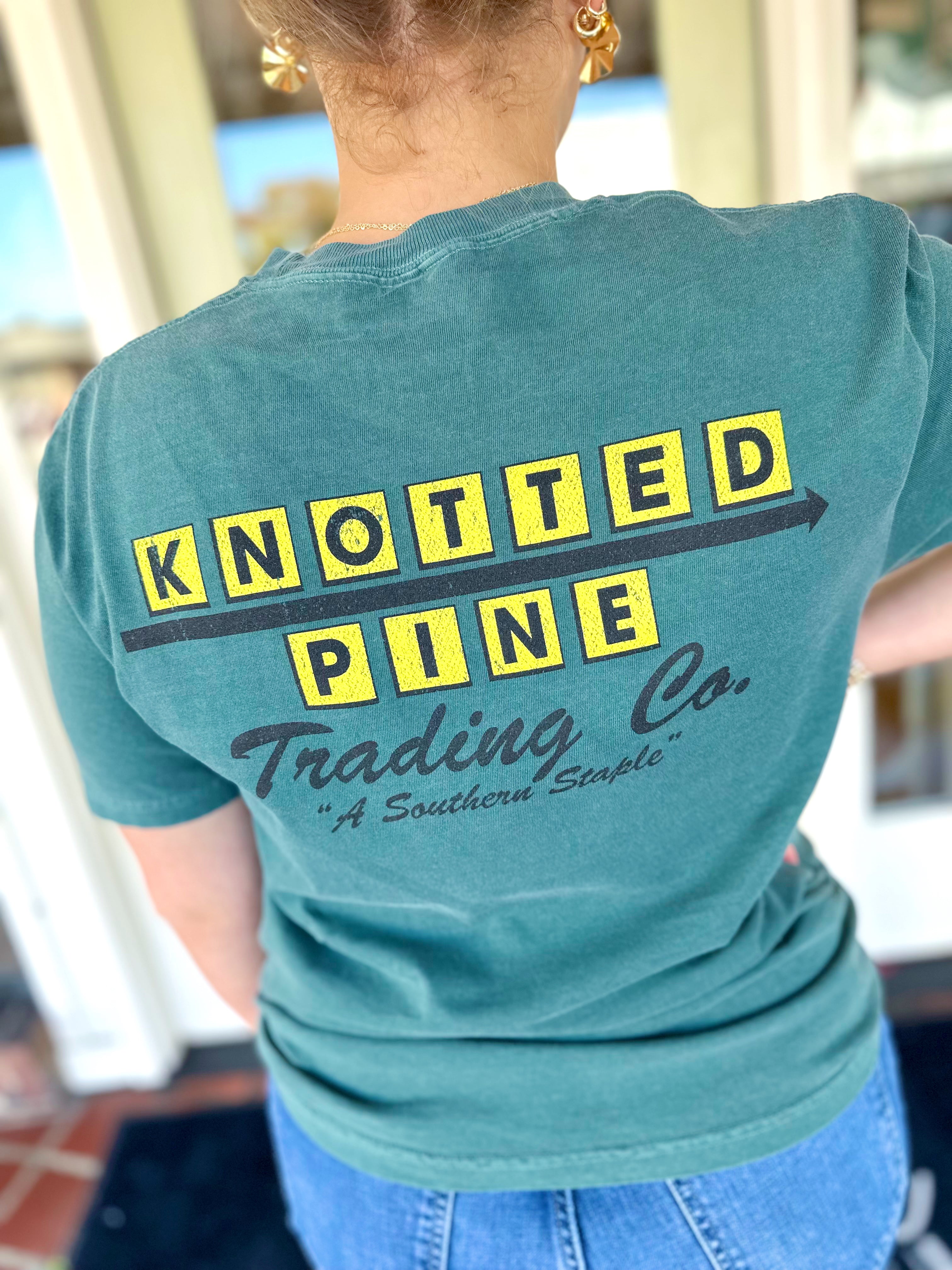 Southern Staple Tee in Blue Spruce By Knotted Pine
