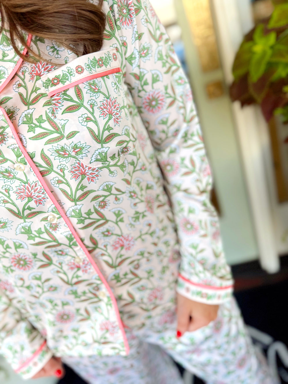 The Thistle Vines Charlotte Pajama Pants Set by Mary Square (S-2X)