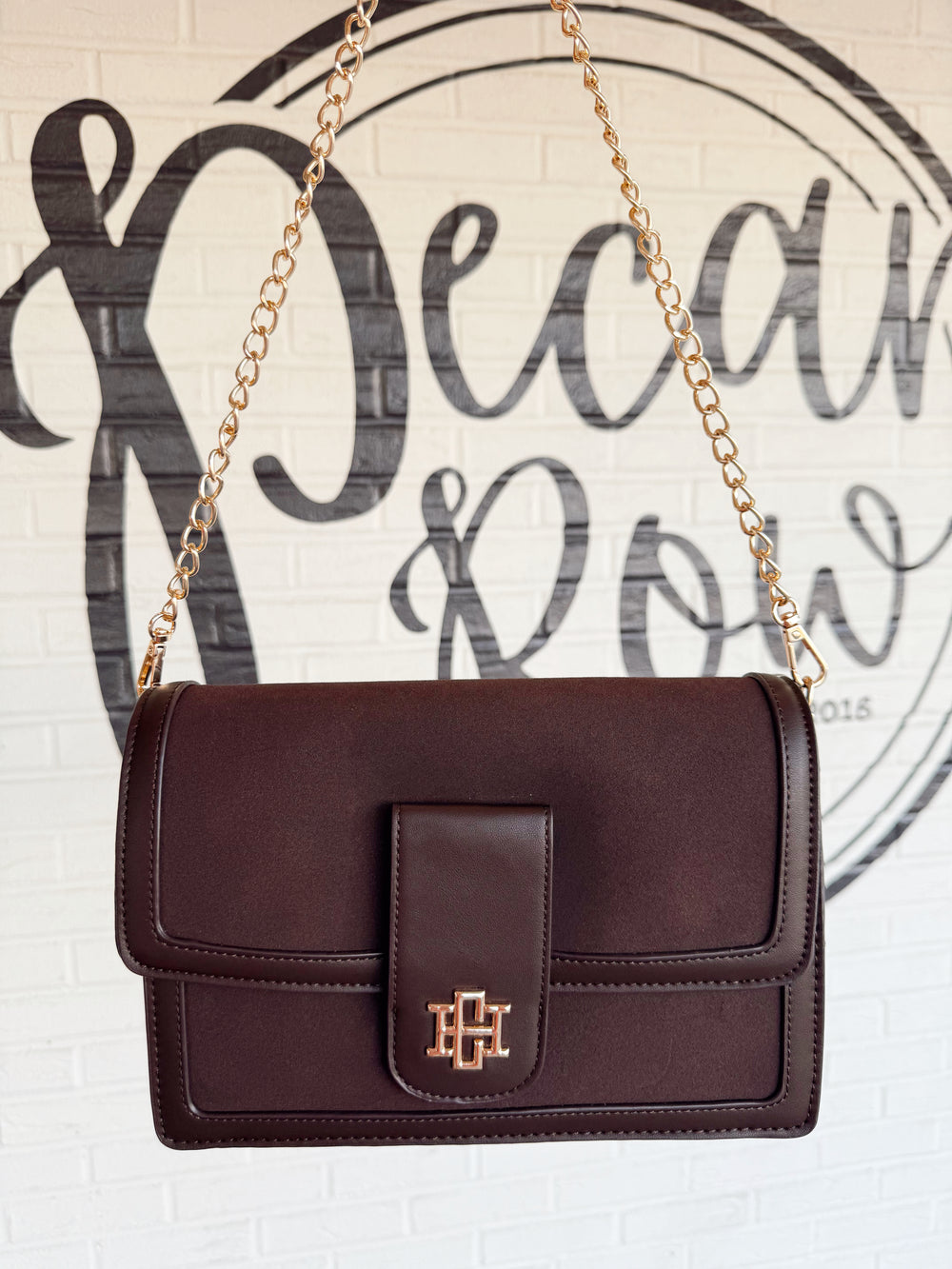 The Collins Crossbody in Chocolate