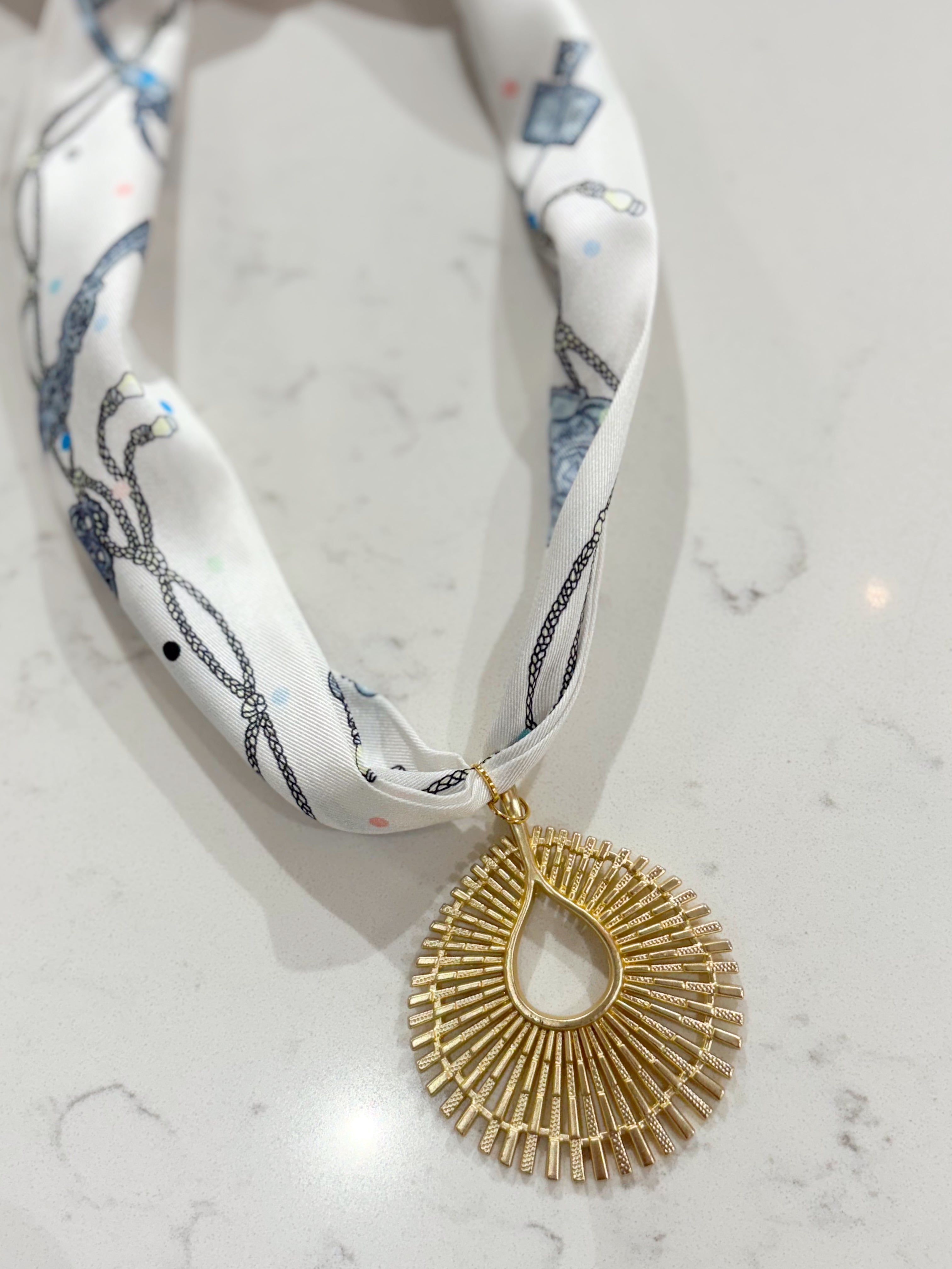 Kelsea Scarf Necklace By Hart Designs