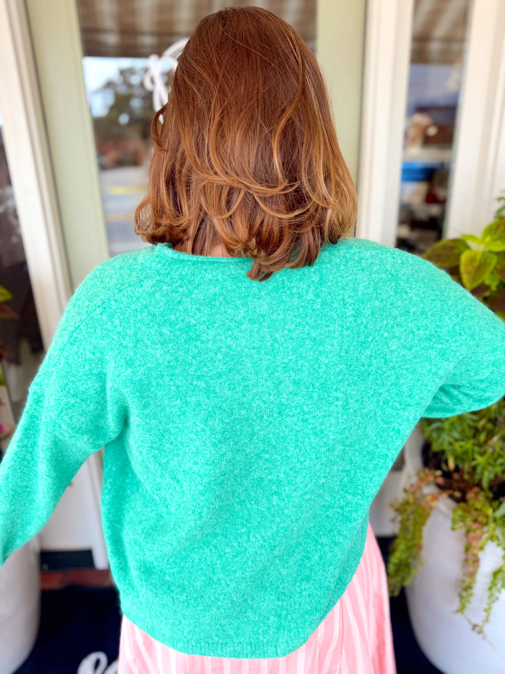 The Stella Soft Knit Henley Sweater (S-L)