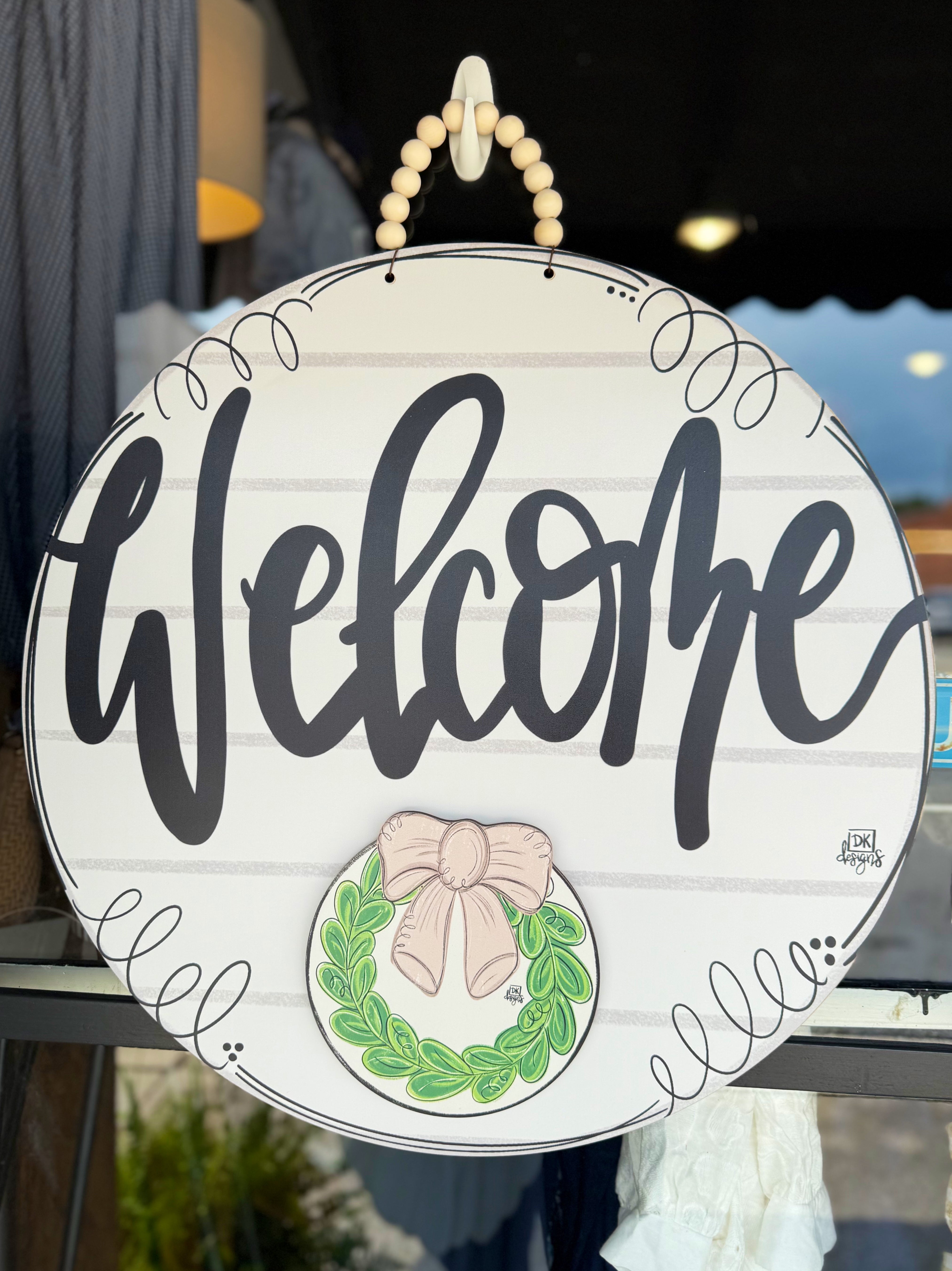 Shiplap Welcome Door Hanger