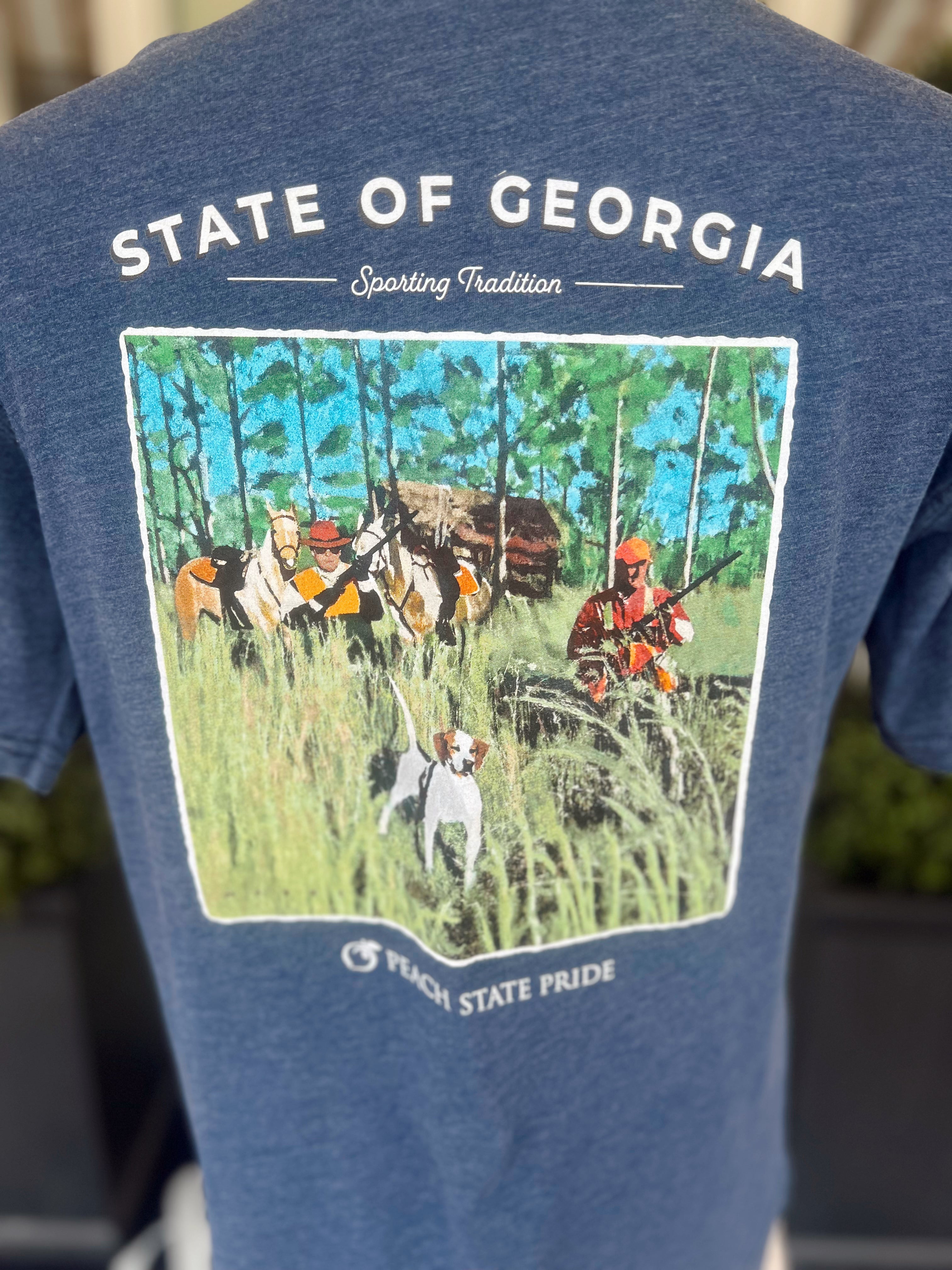 Peach State Pride Classic Quail Tee