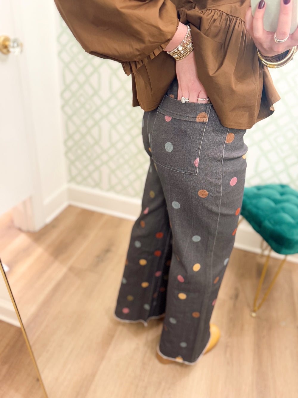 The Gayle Polka Dot Pants (S-XL)
