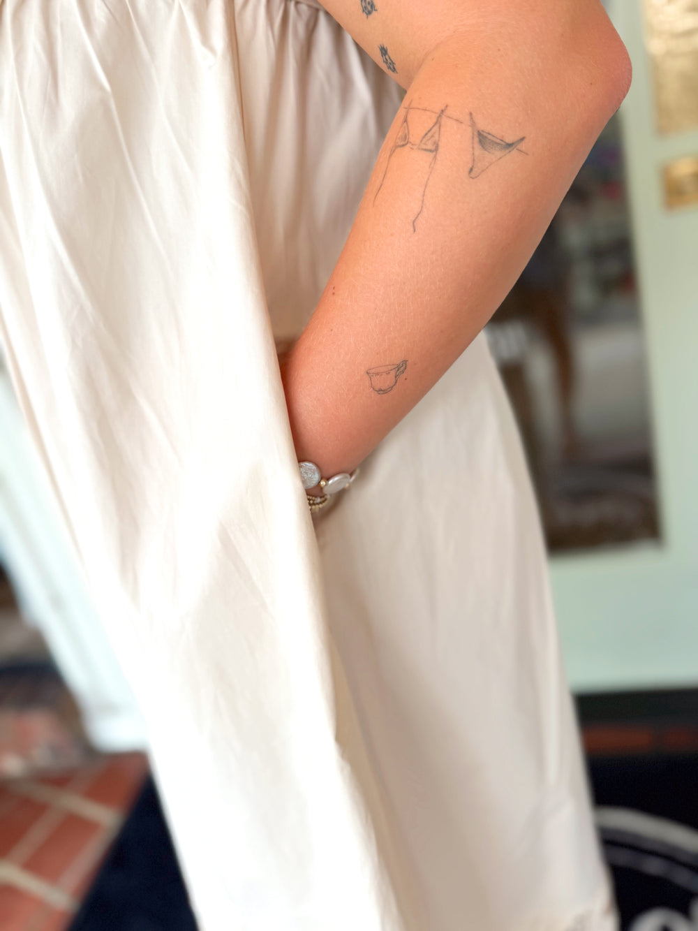 Cream Boho Maxi Dress (S-L)