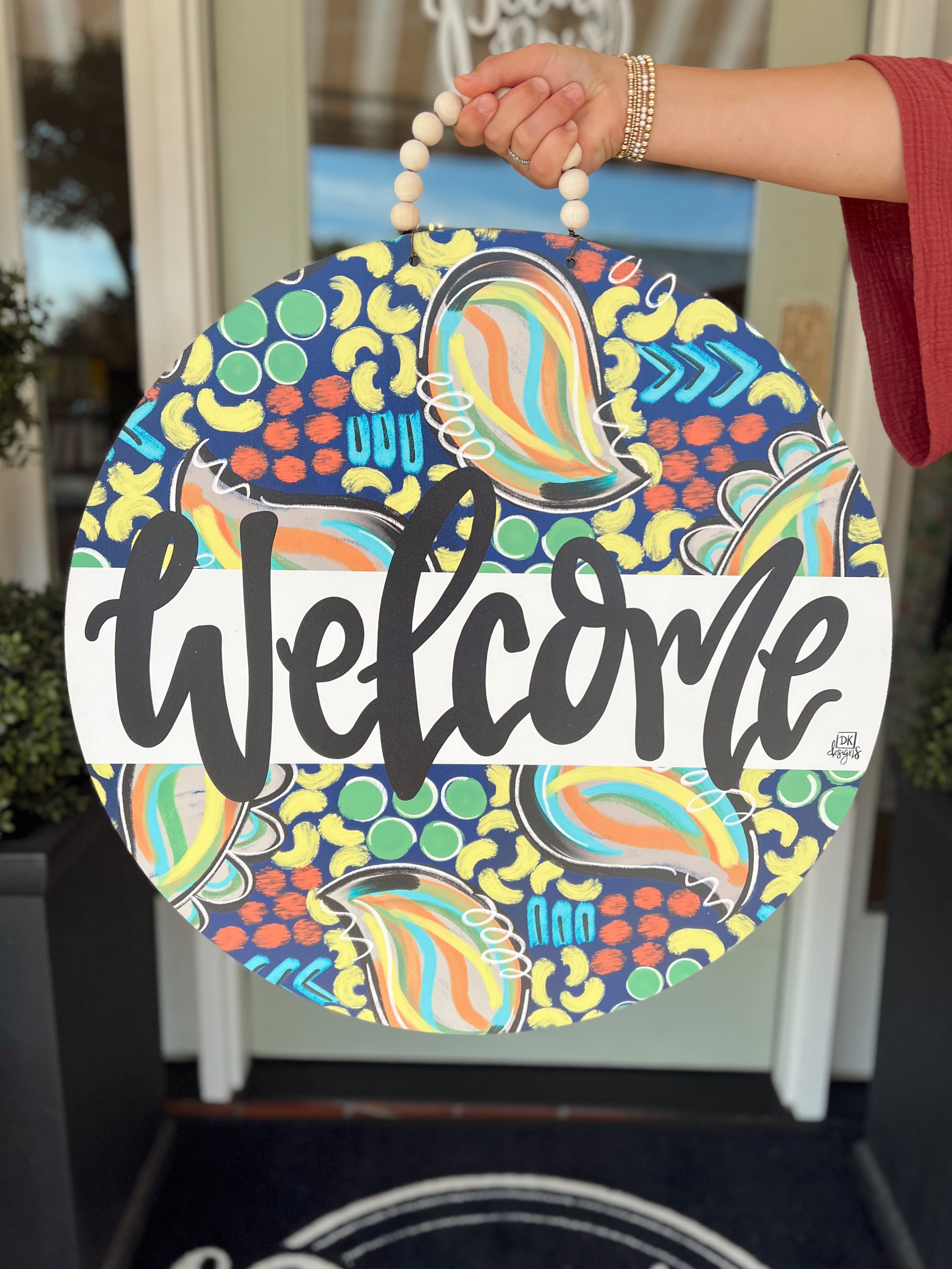 Monday Welcome Door Hanger