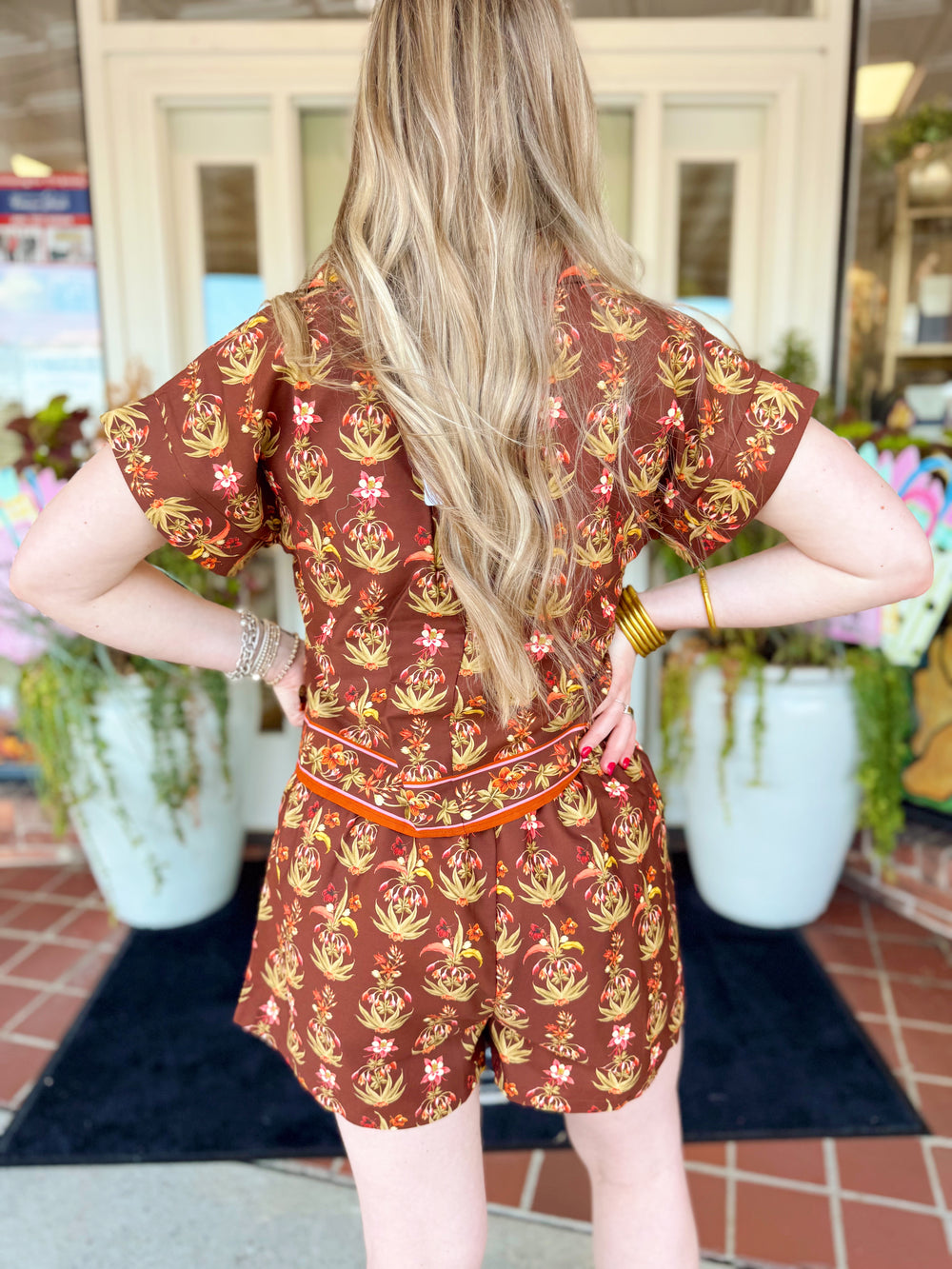 The Witney Floral Skort (S-L)
