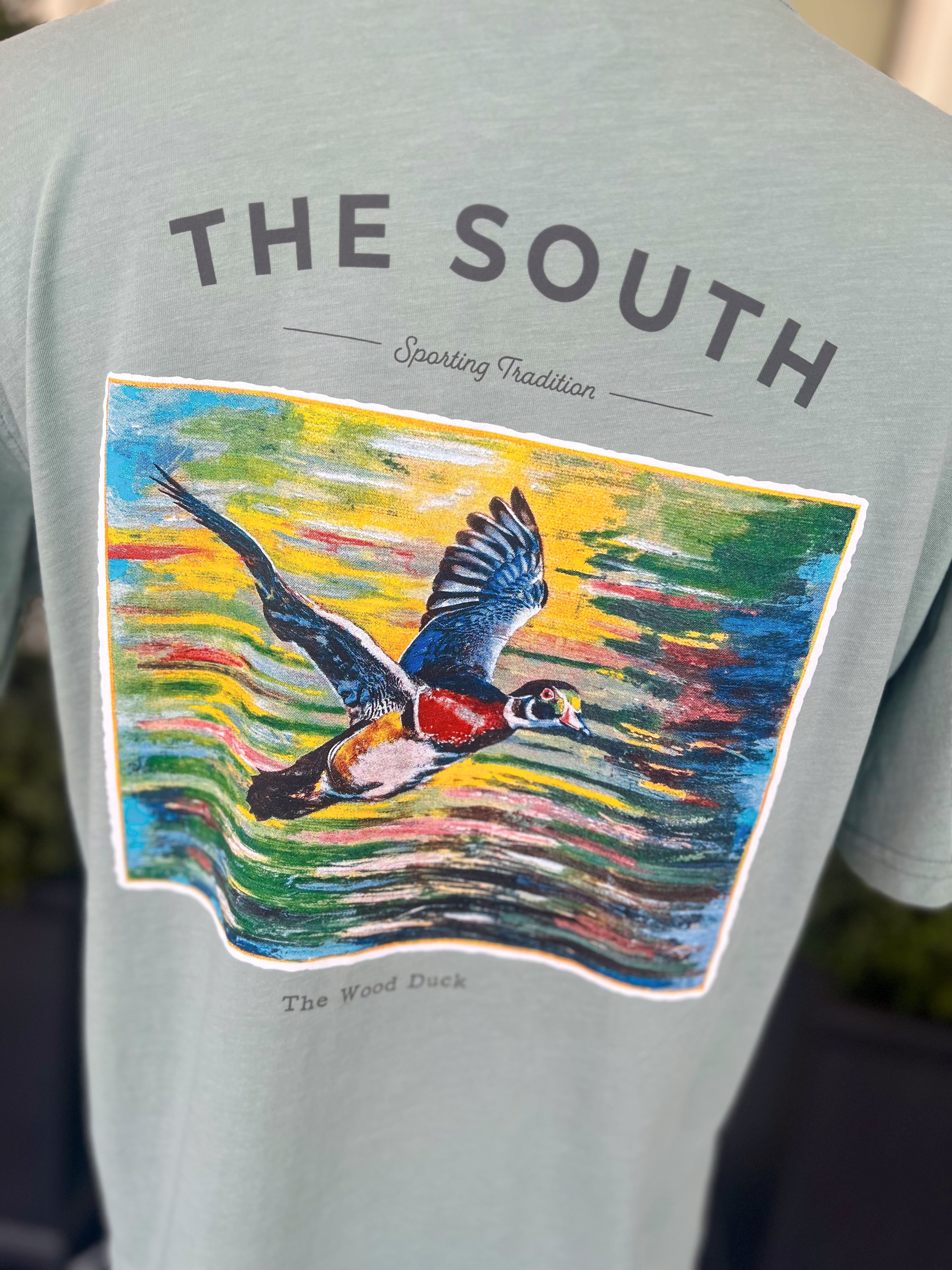 Peach State Pride Wood Duck Tee