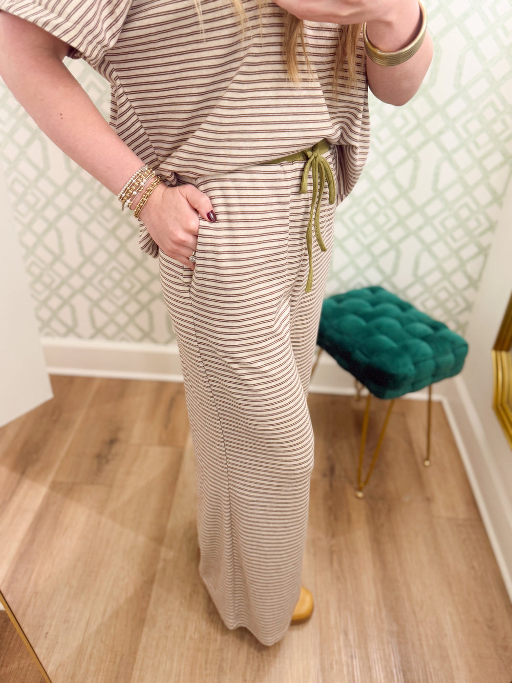 The Maren Striped Knit Pants (S-L)