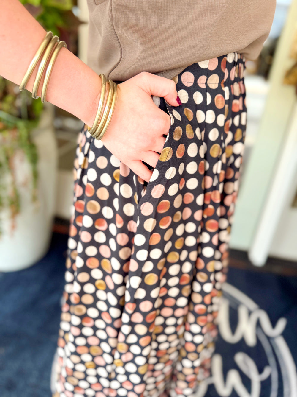 The Krista Dot Print Skirt (S-L)
