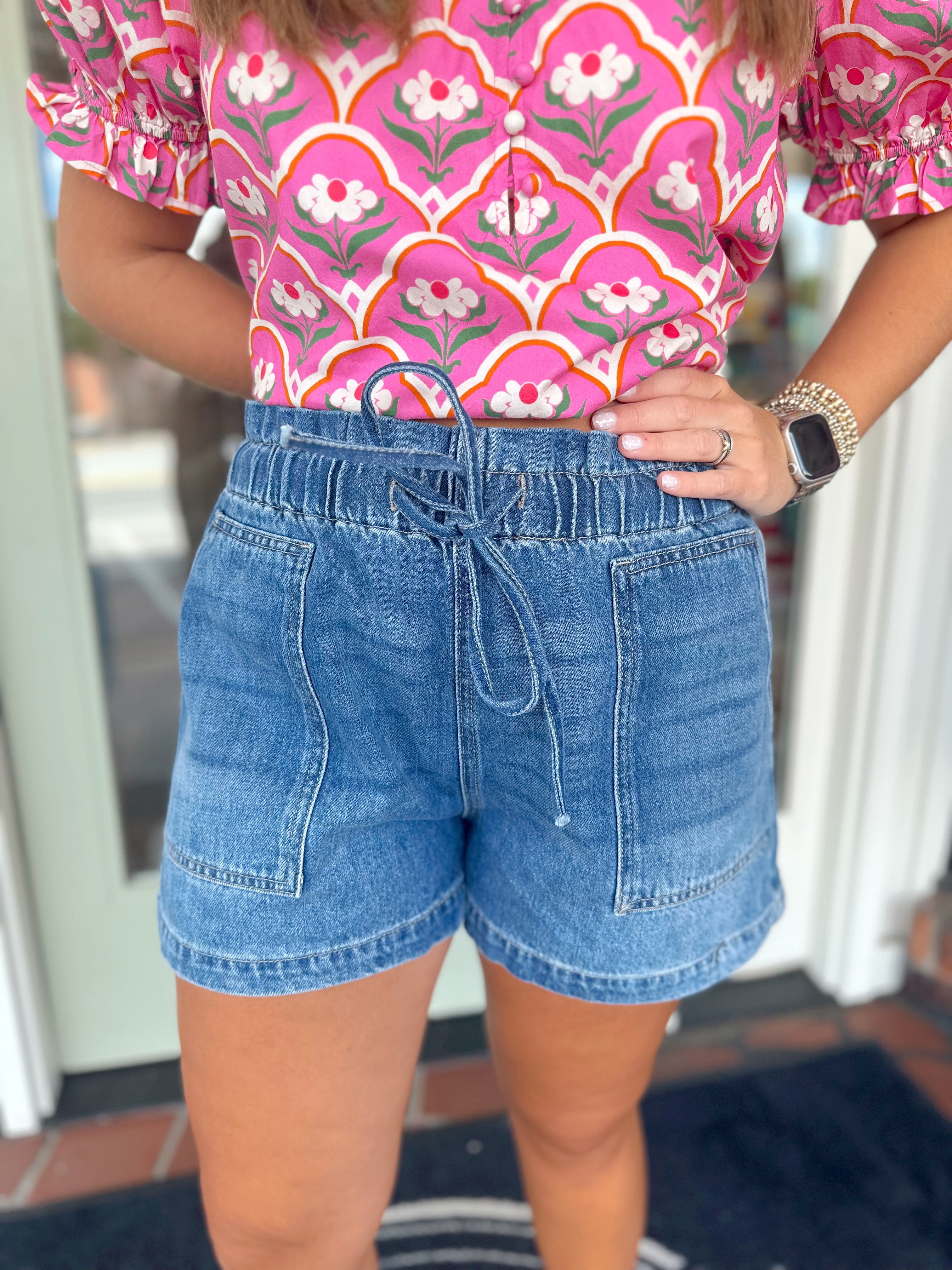 Walk With Me Denim Short