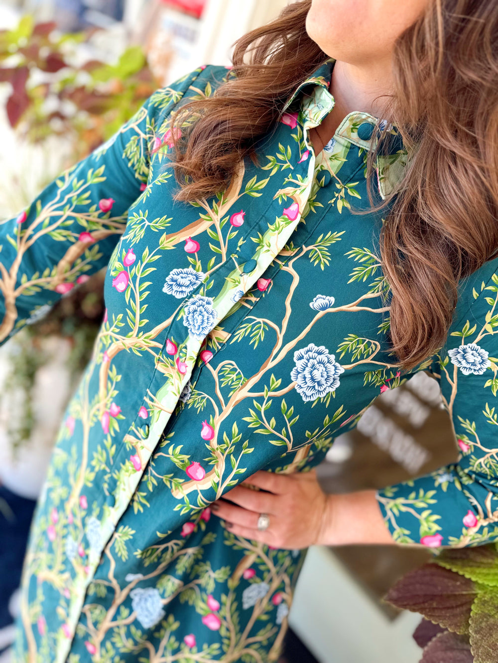 The Jasmine Green Floral Maxi Dress (S-L)