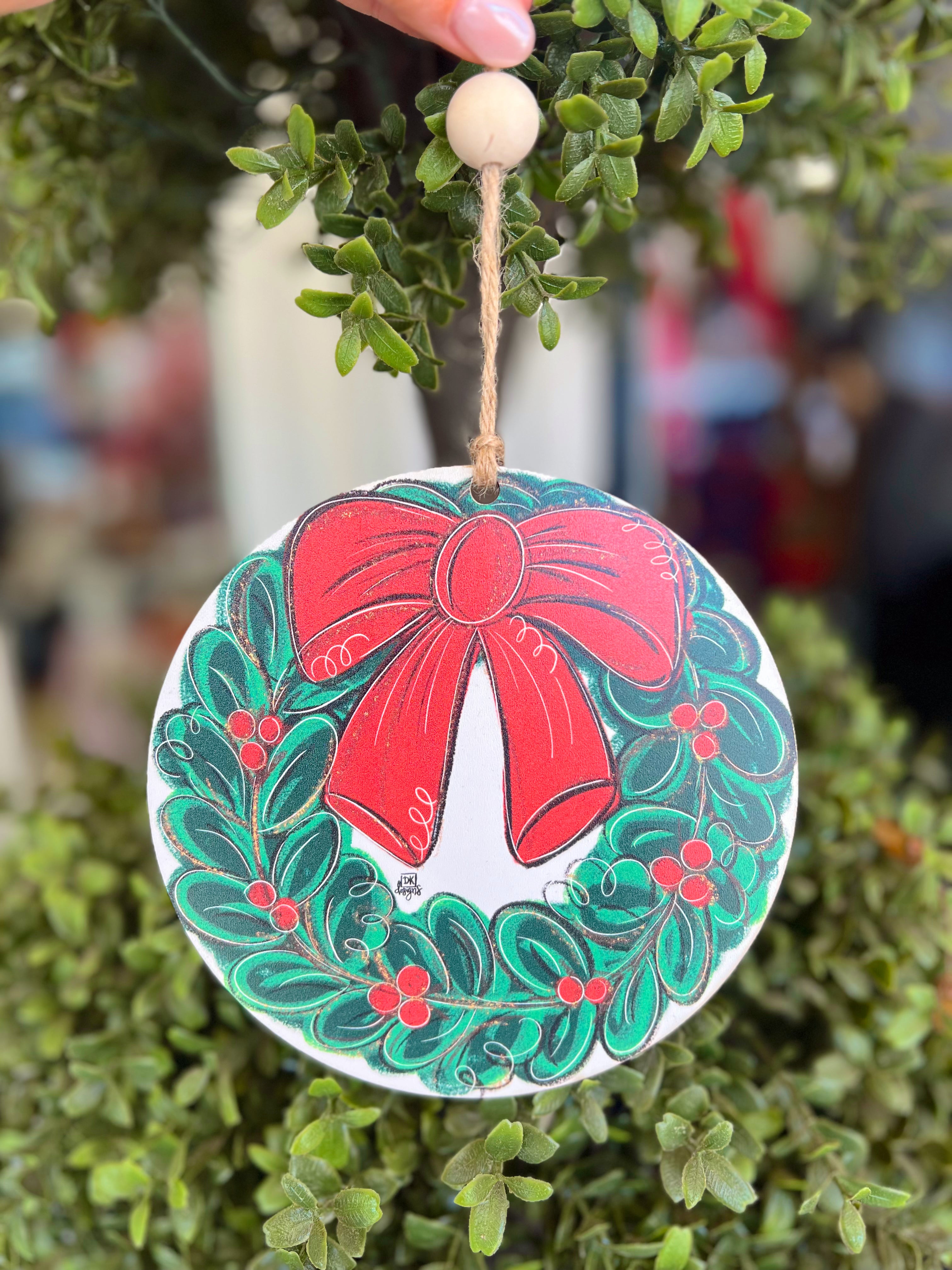 Christmas Wreath Ornament