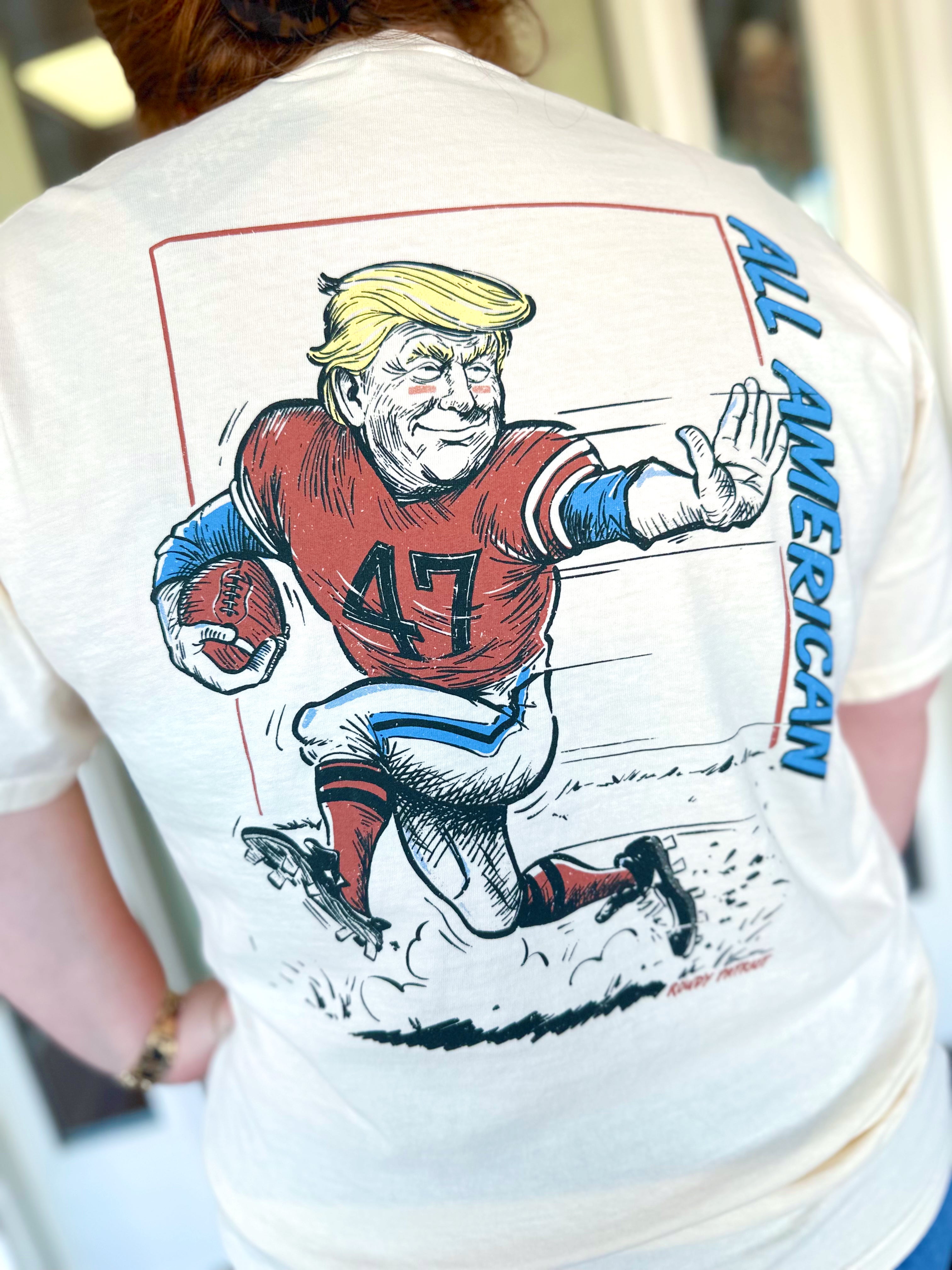 All American Tee in Ivory By Knotted Pine