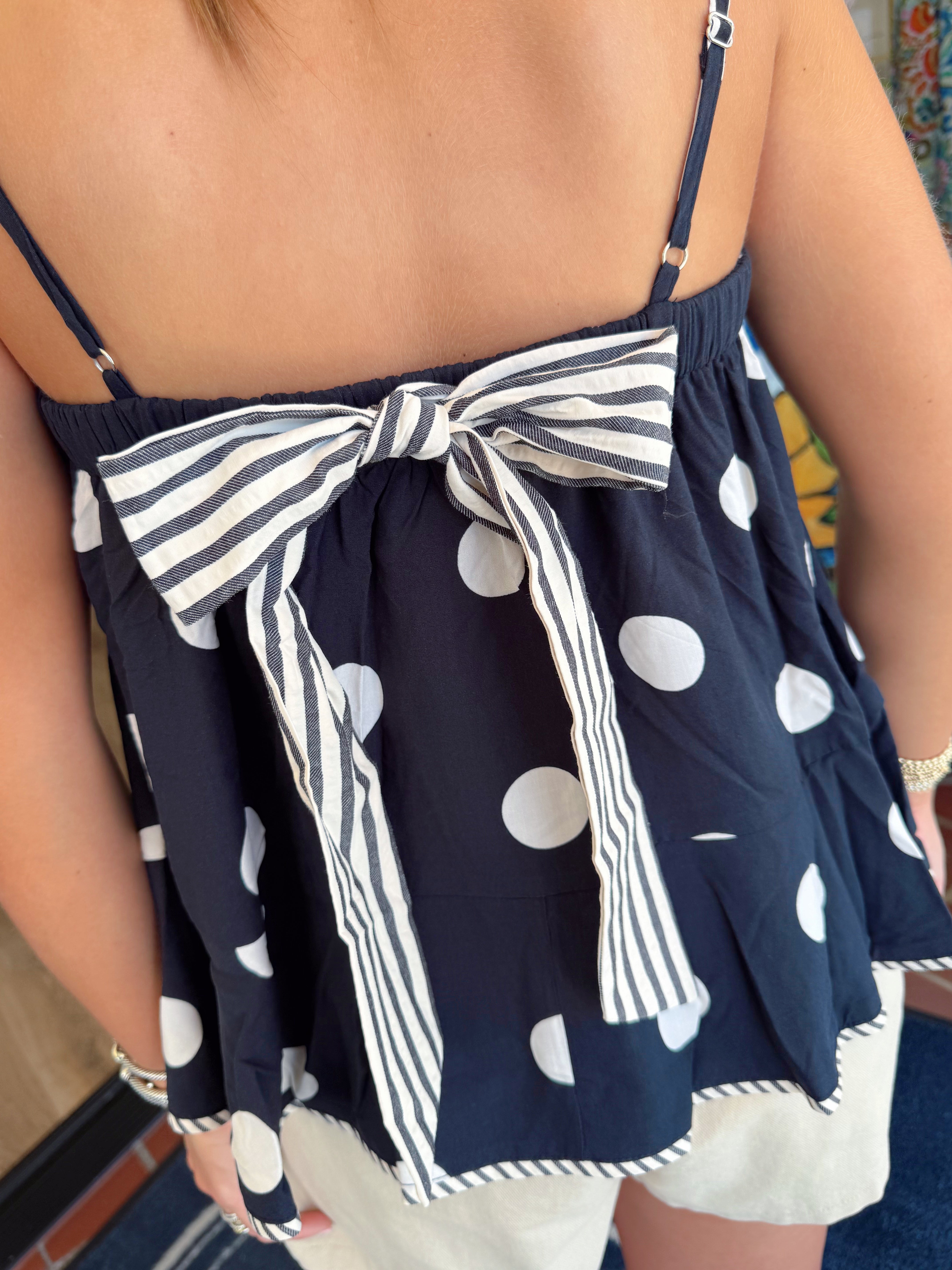 The Audrey Polka Dot Tank