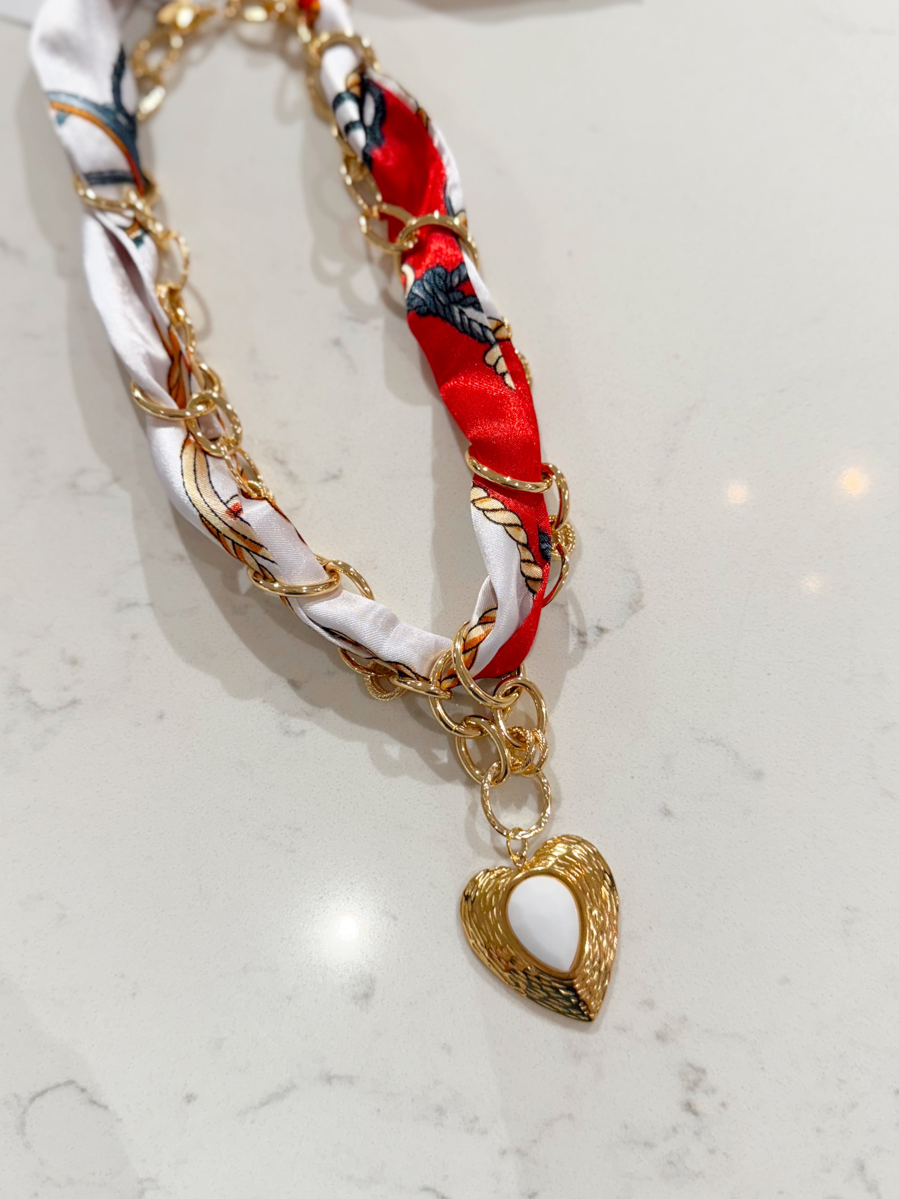 Reagan Scarf Necklace By Hart Designs