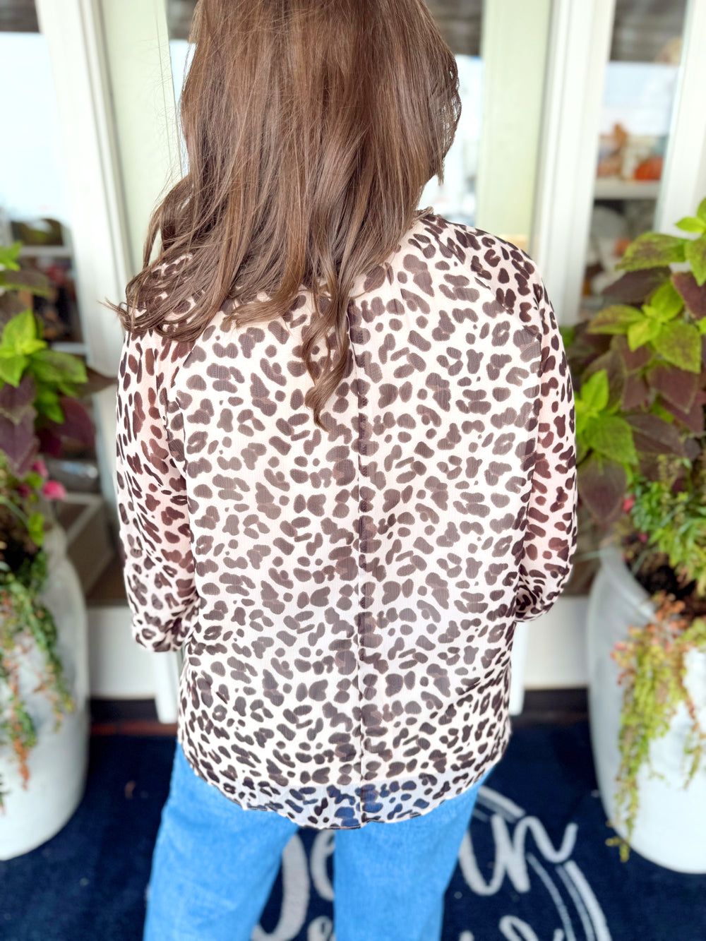 The Naomi Leopard Print Top (S-L)