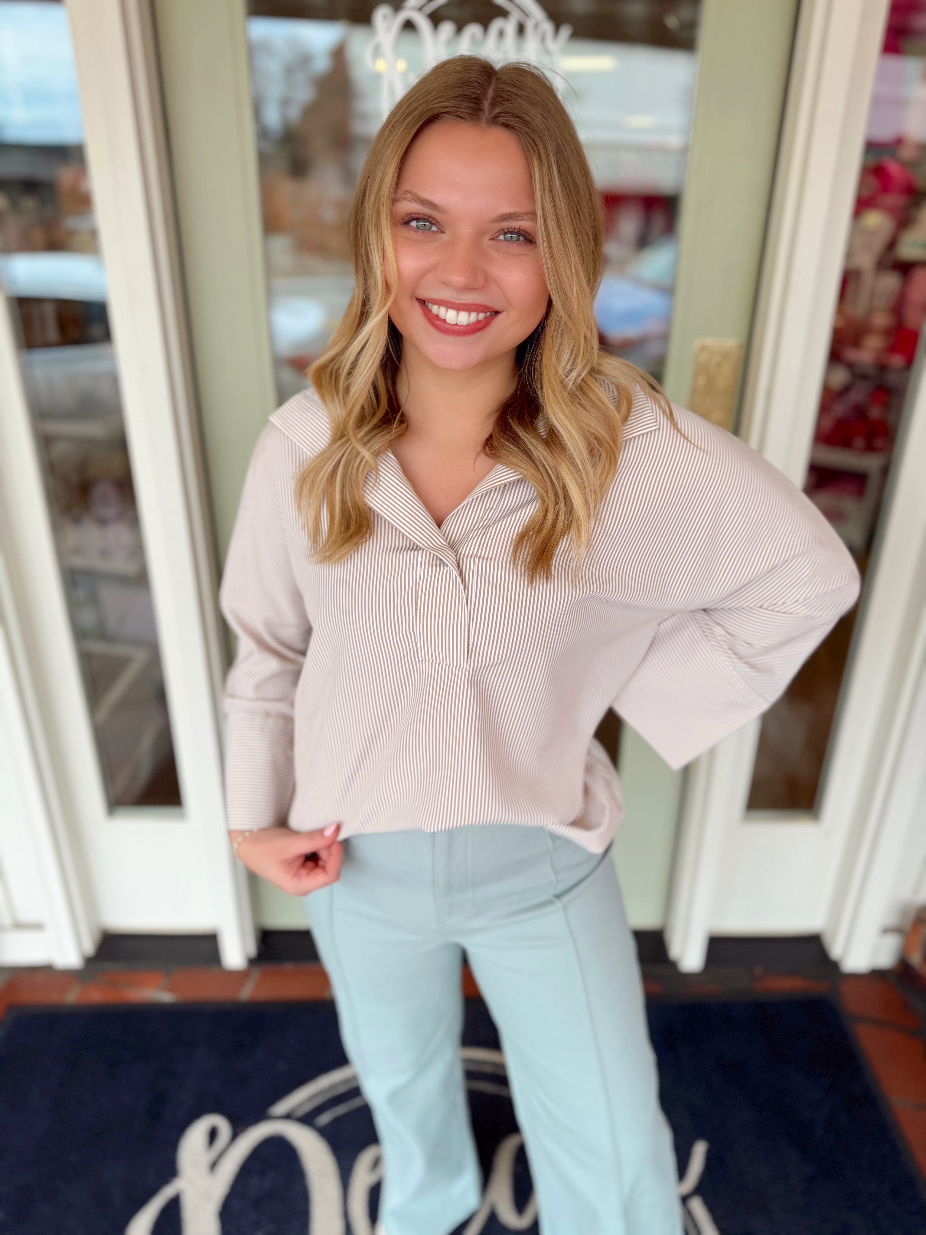 The Caitlin Striped Top