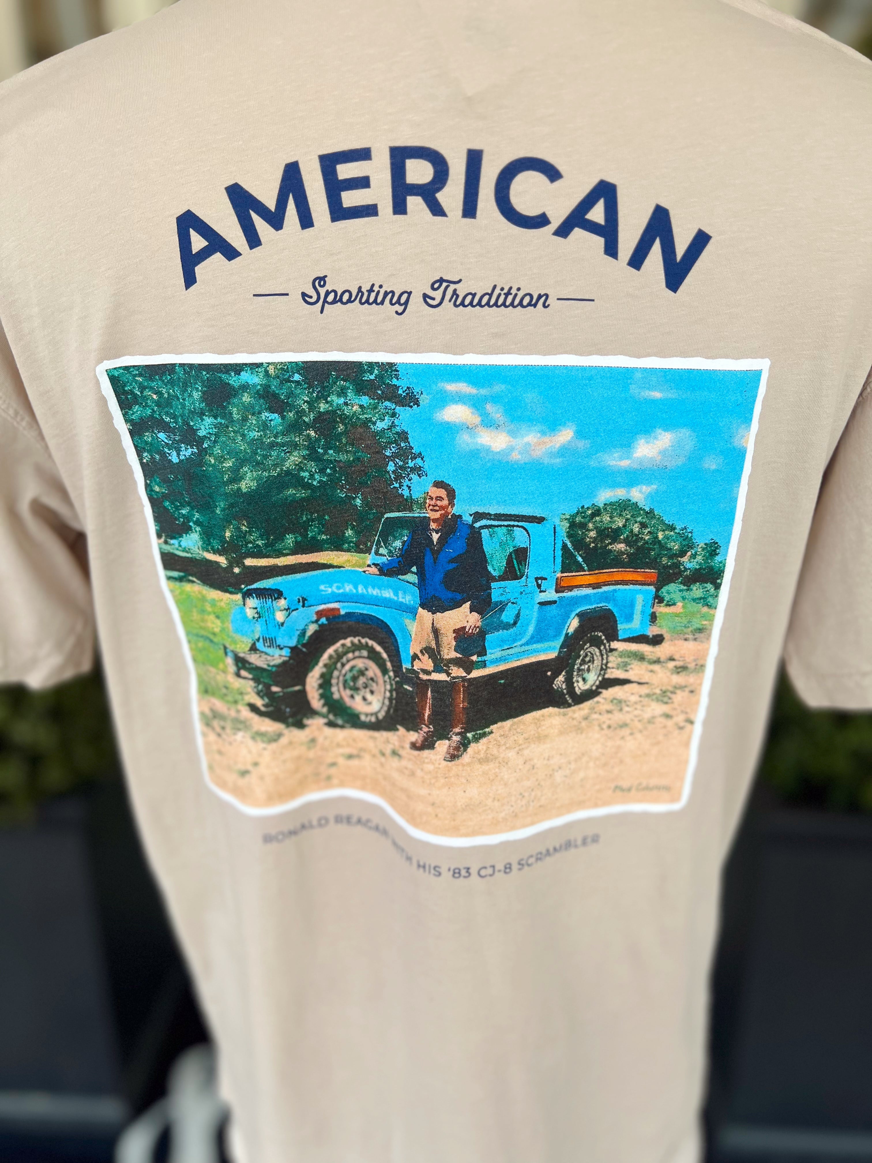 Peach State Pride Reagan Scrambler Tee