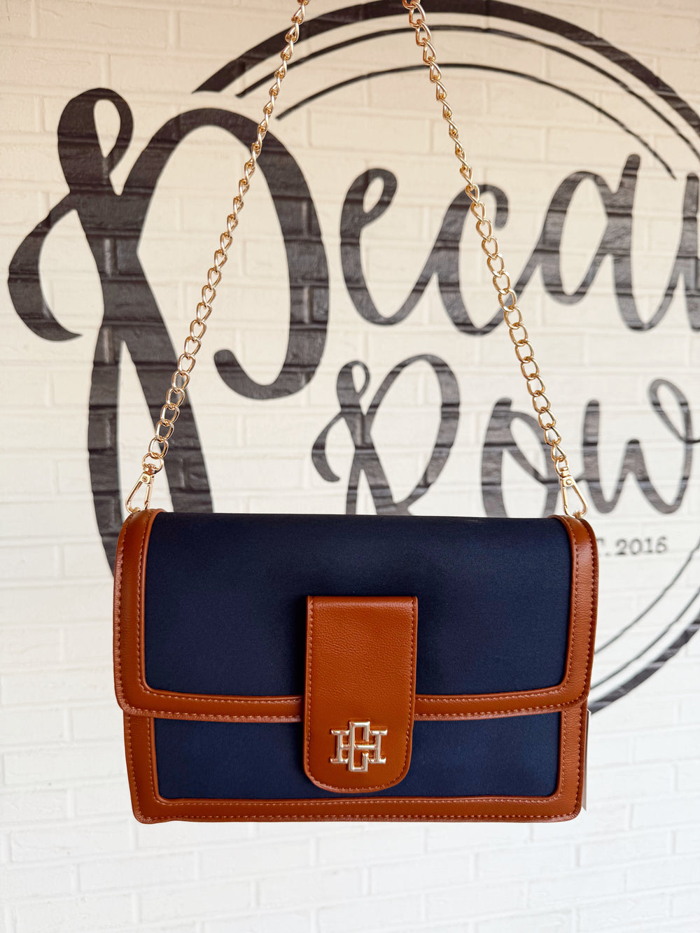 The Collins Crossbody in Navy