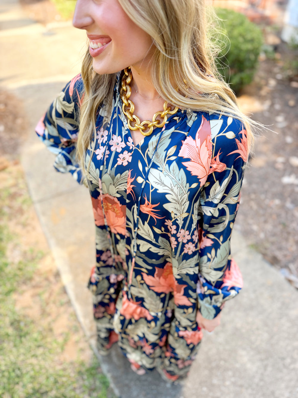 The Ames Floral Tiered Maxi Dress (S-L)