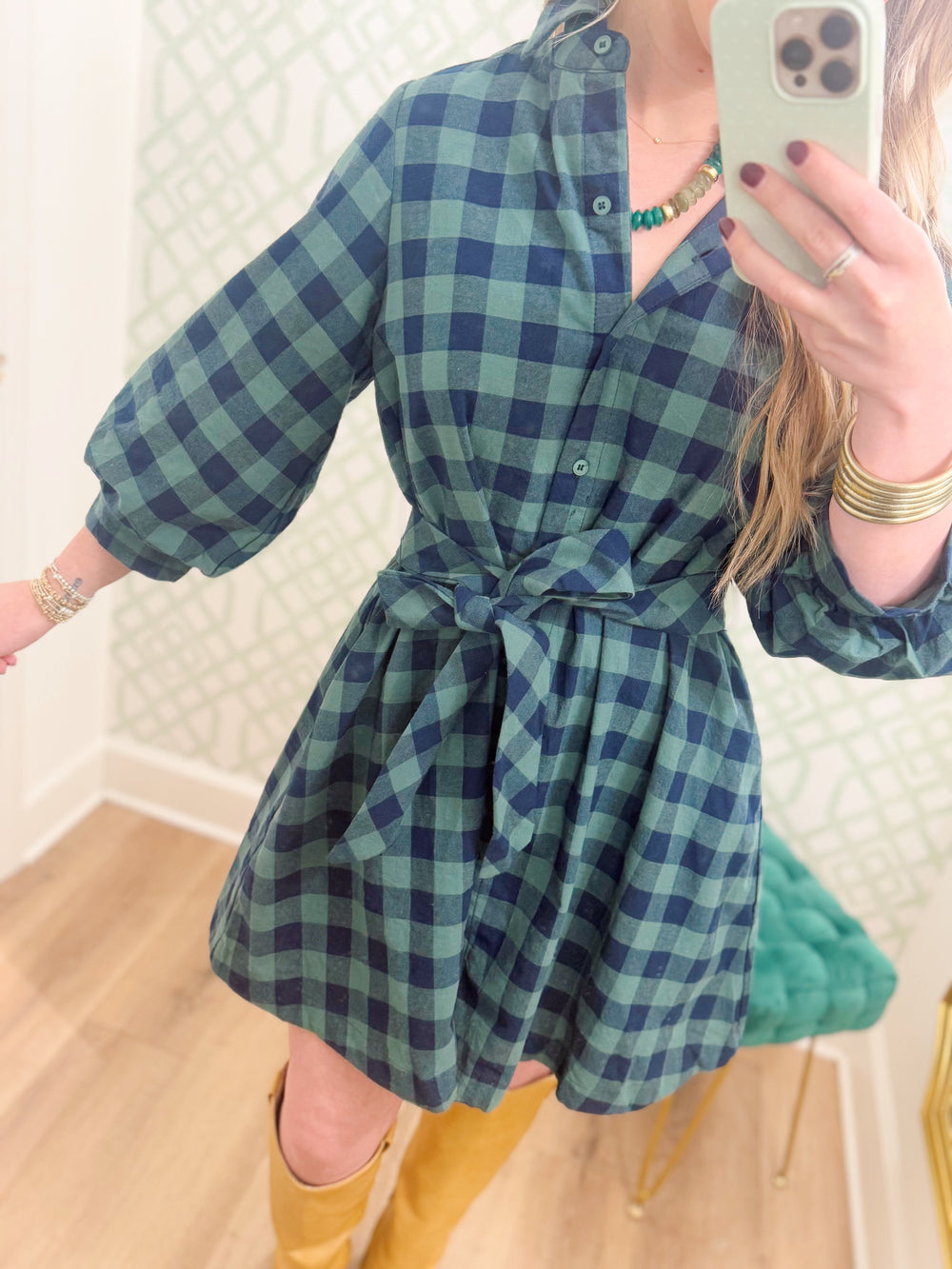 The Millie Plaid Dress (S-L)