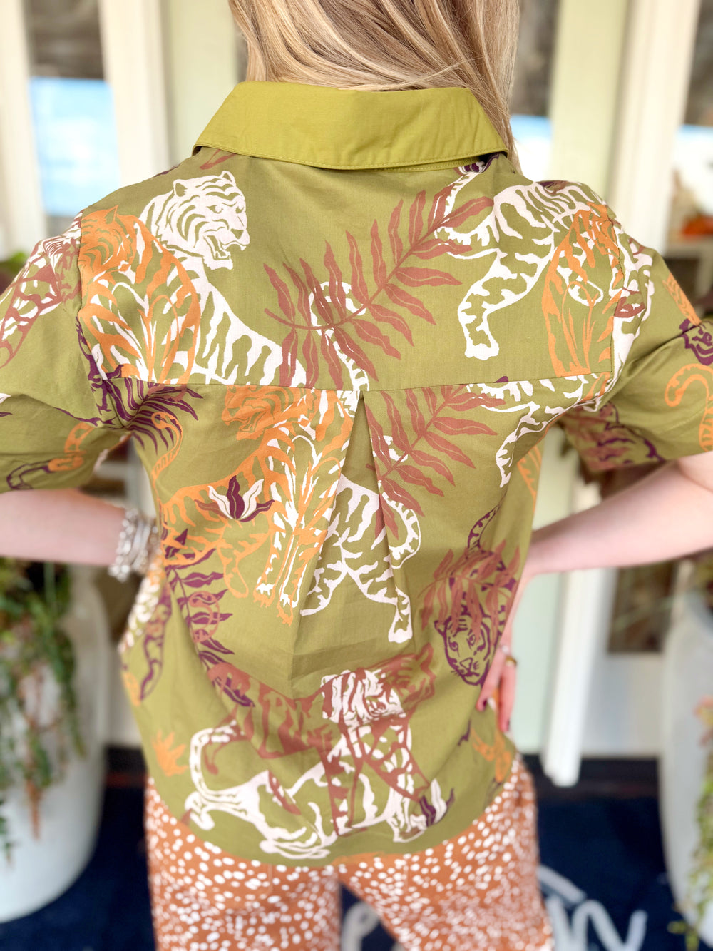 The Opal Fall Printed Top (S-L)