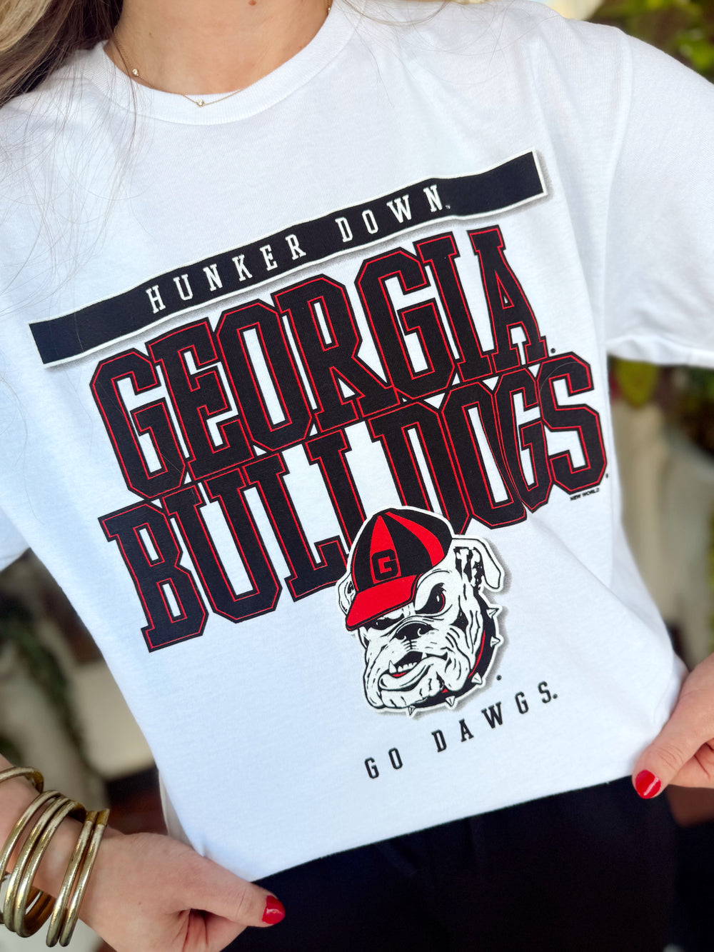 Hunker Down Georgia Bulldogs Tee (S-3X)