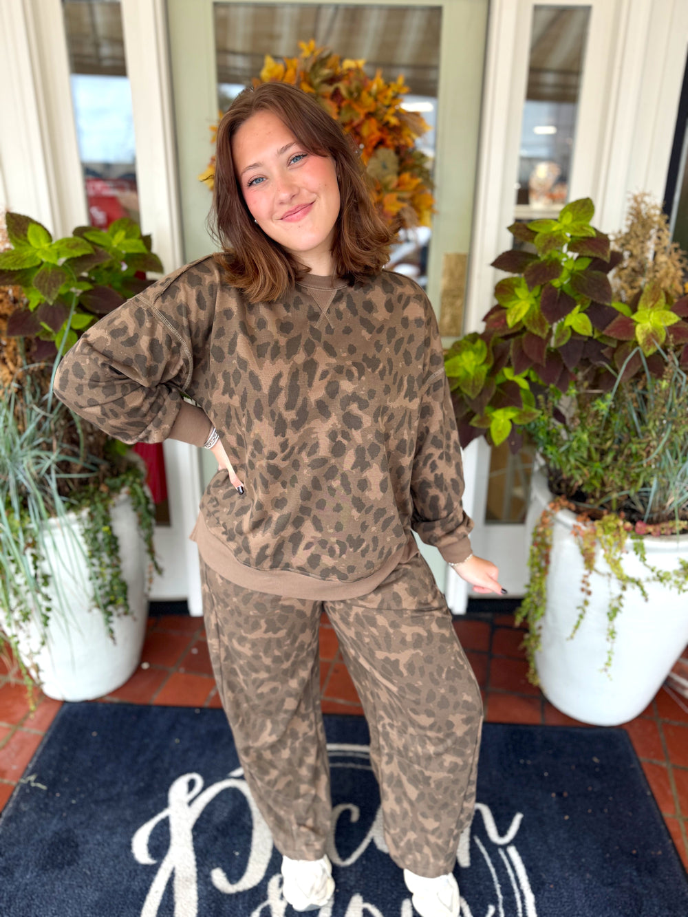 The Monica Mocha Spotted Pants (S-L)