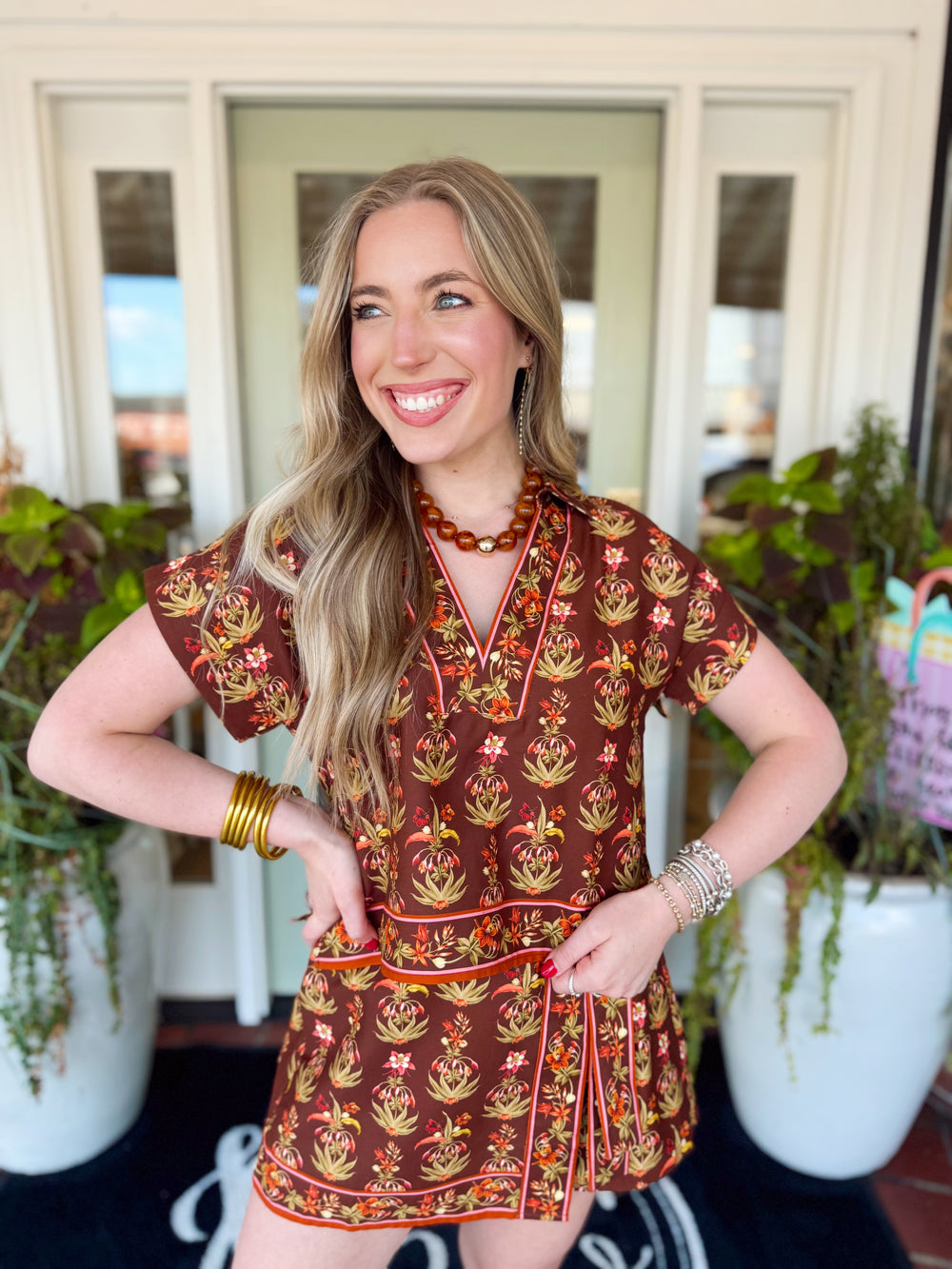 The Witney Floral Top (S-L)