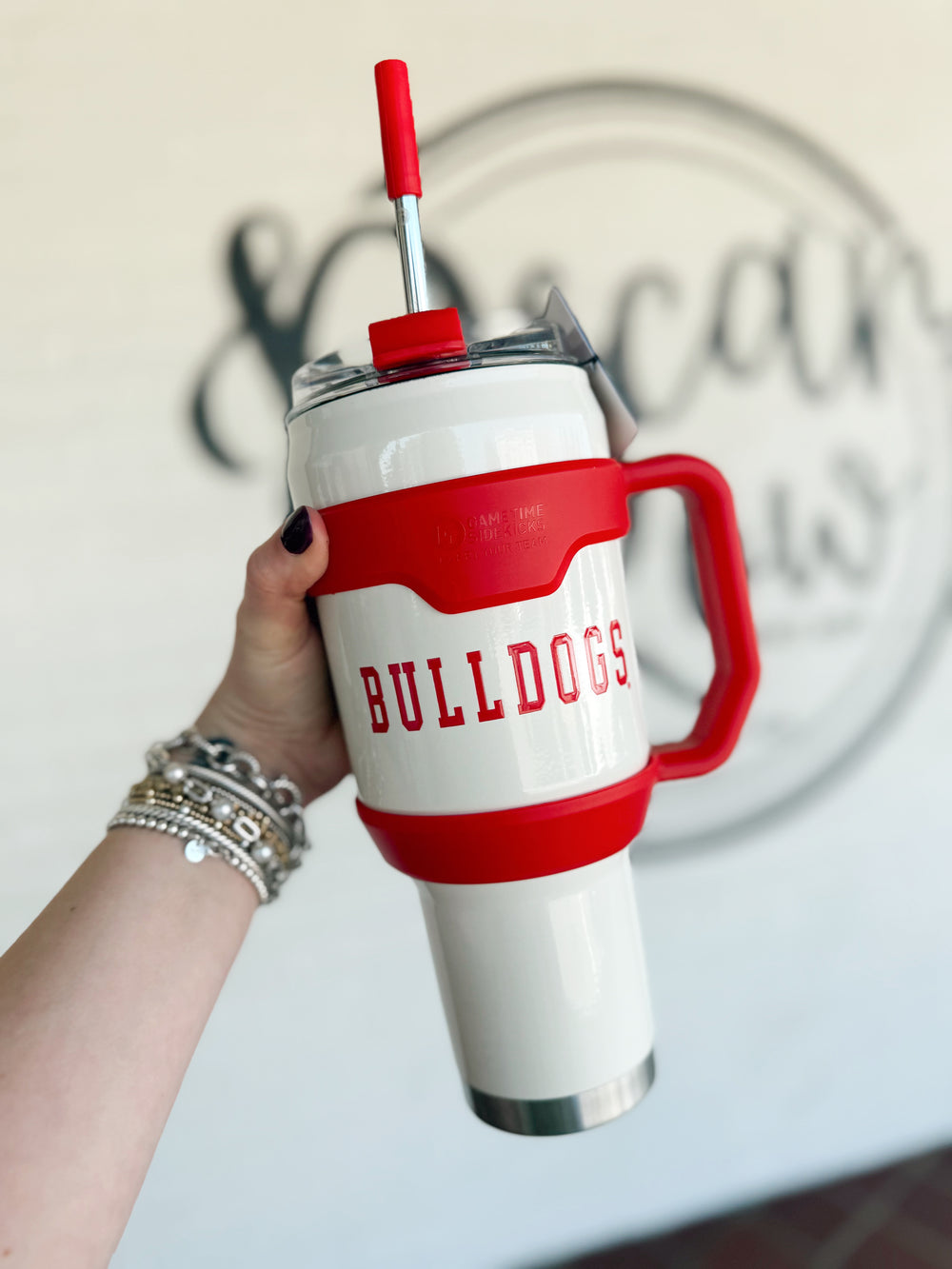Georgia 40oz Stainless Steel Cream Tumbler