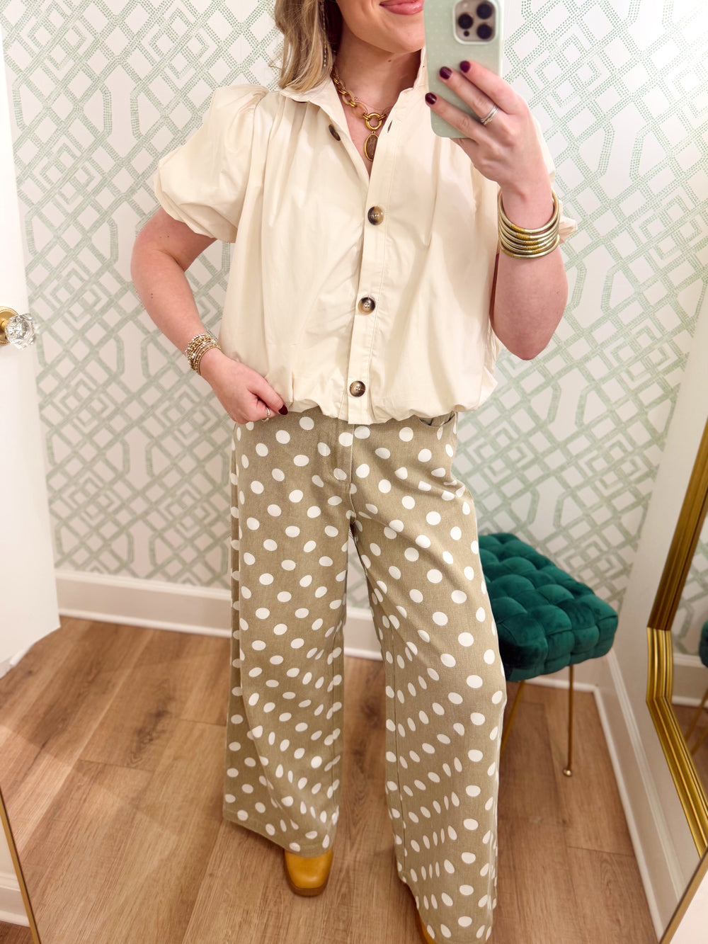The Aria Bubble Hem Top (S-L)
