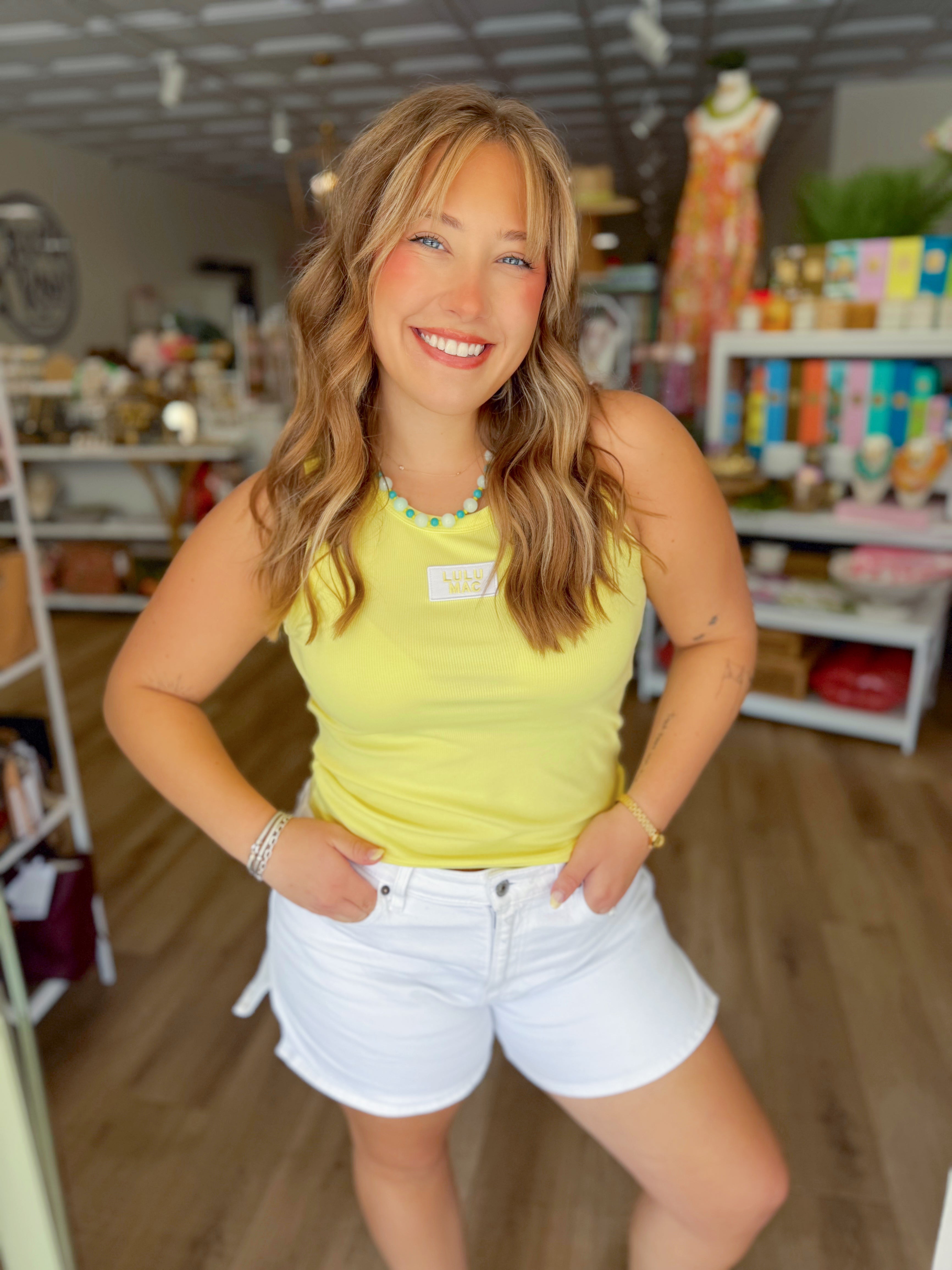 OG Tank by Lulu Mac -Yellow  (S-XL)