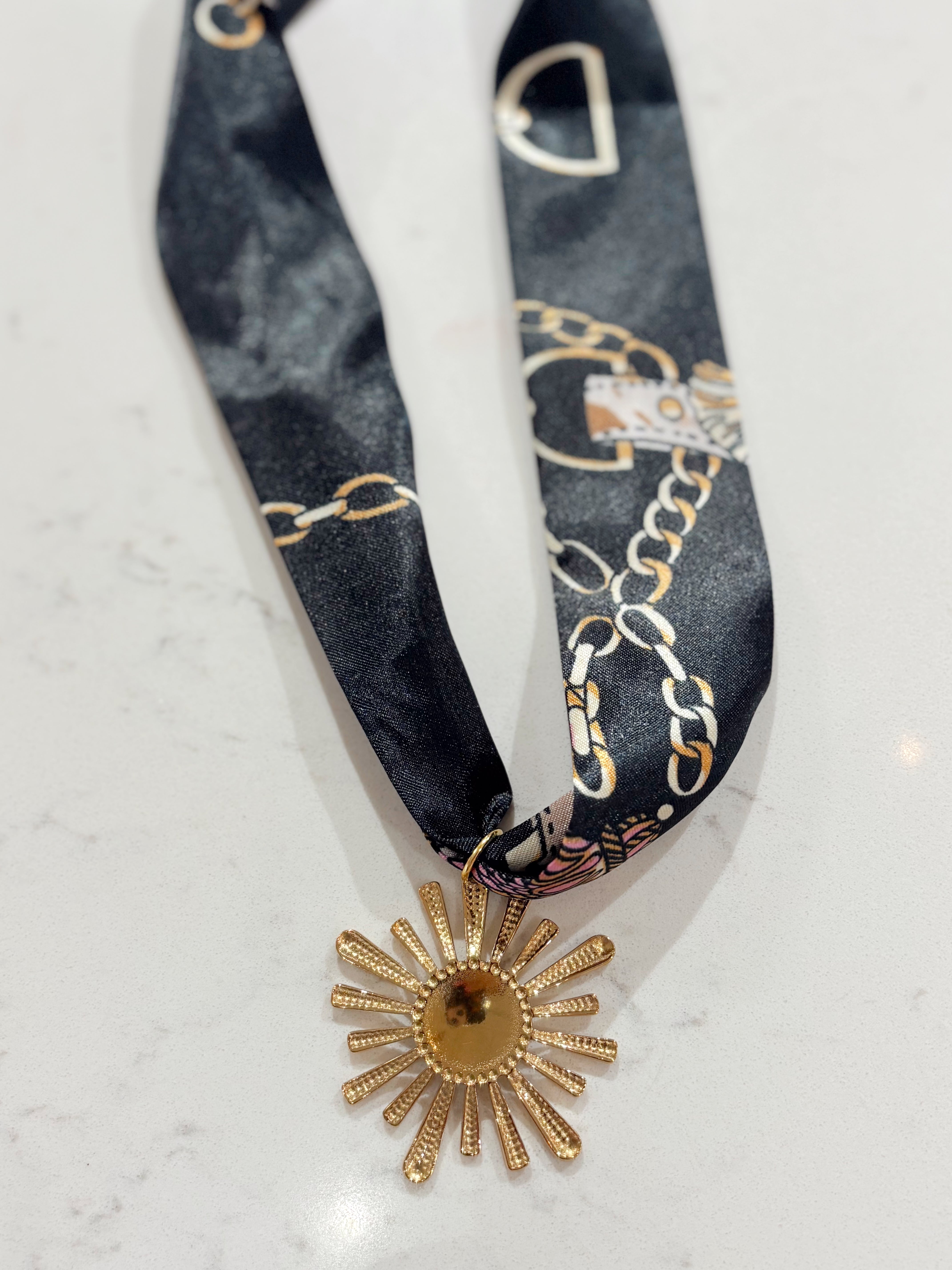 Starburst Scarf Necklace By Hart Designs