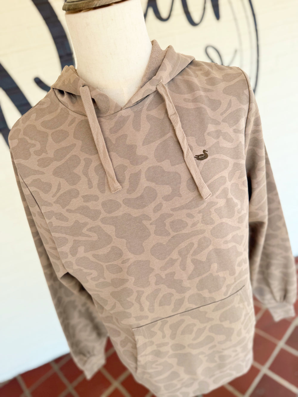 The Seawash Cypress Hoodie in Burnt Taupe by Southern Marsh