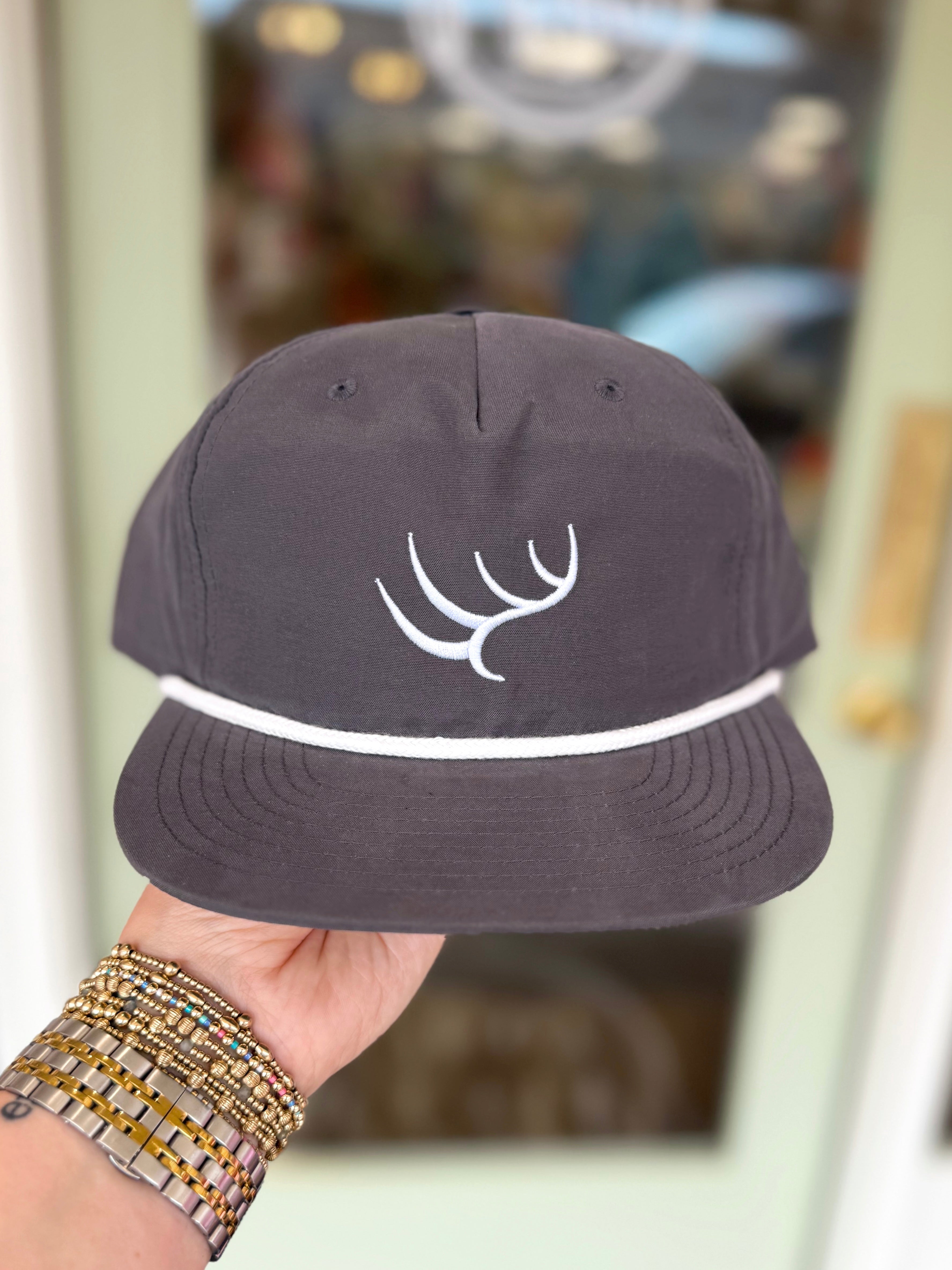 Charcoal Rope Hat by Hunt to Harvest