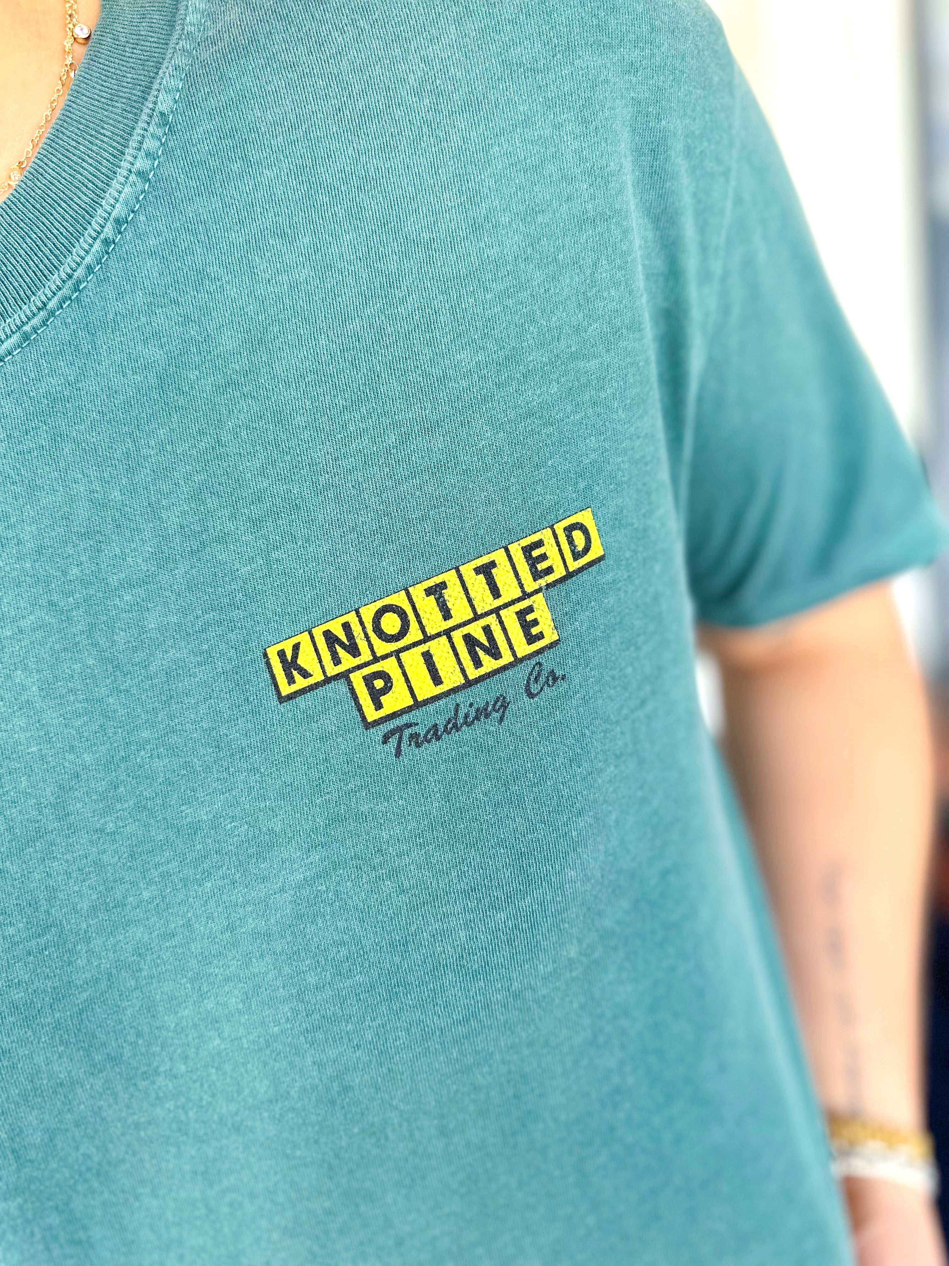 Southern Staple Tee in Blue Spruce By Knotted Pine