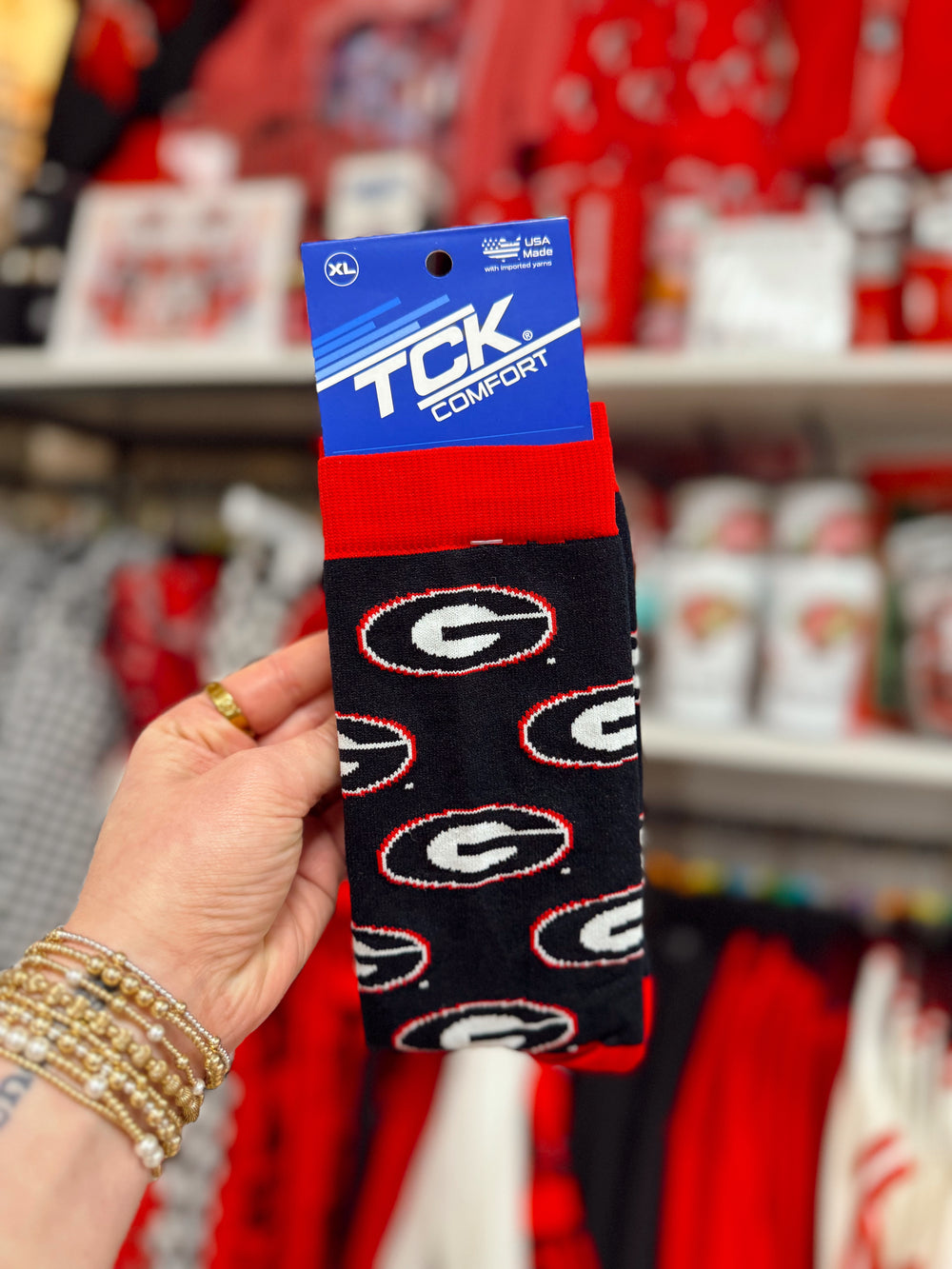 University of Georgia Logo Crew Game Day Socks