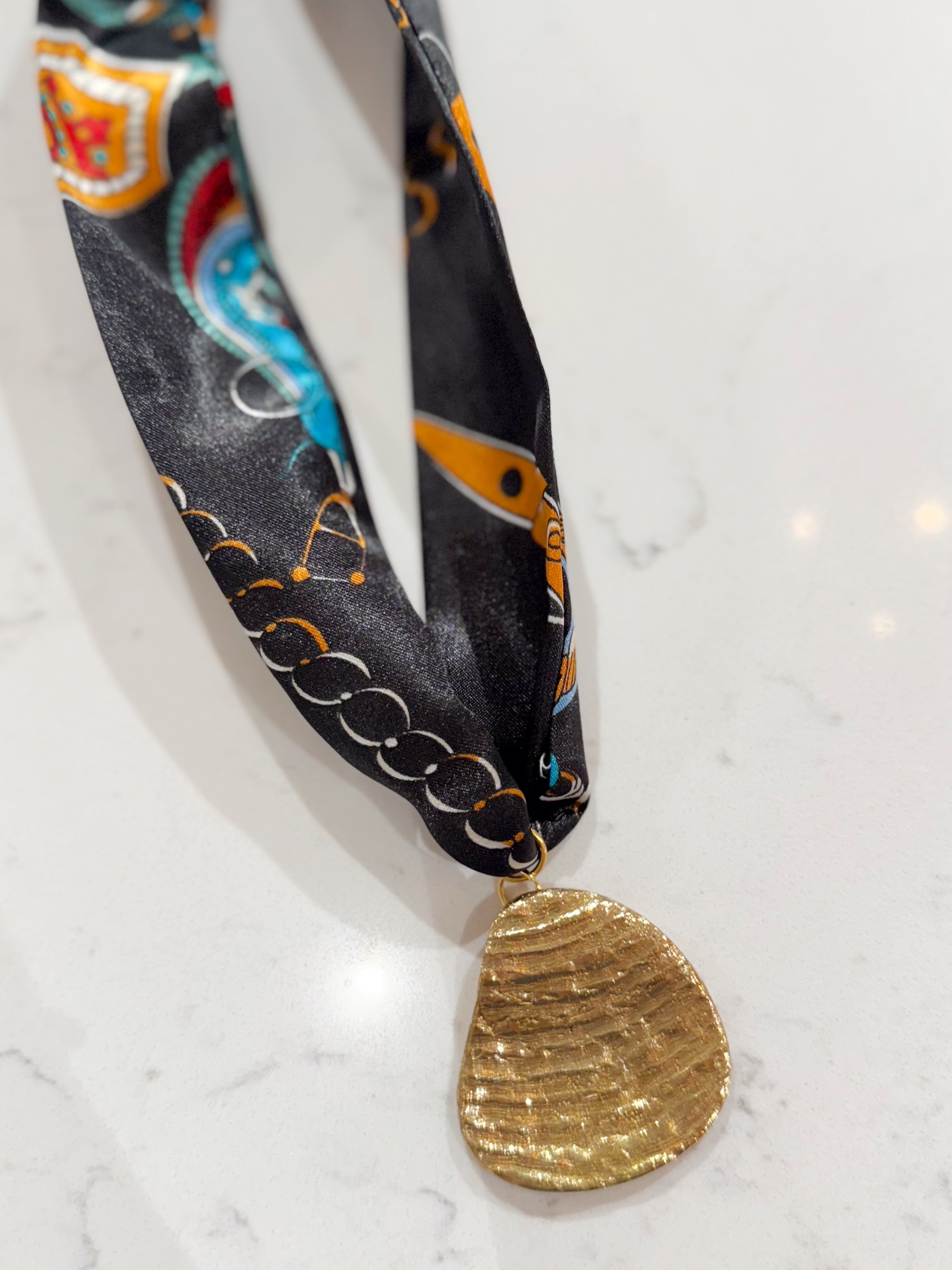 Seaside Scarf Necklace By Hart Designs