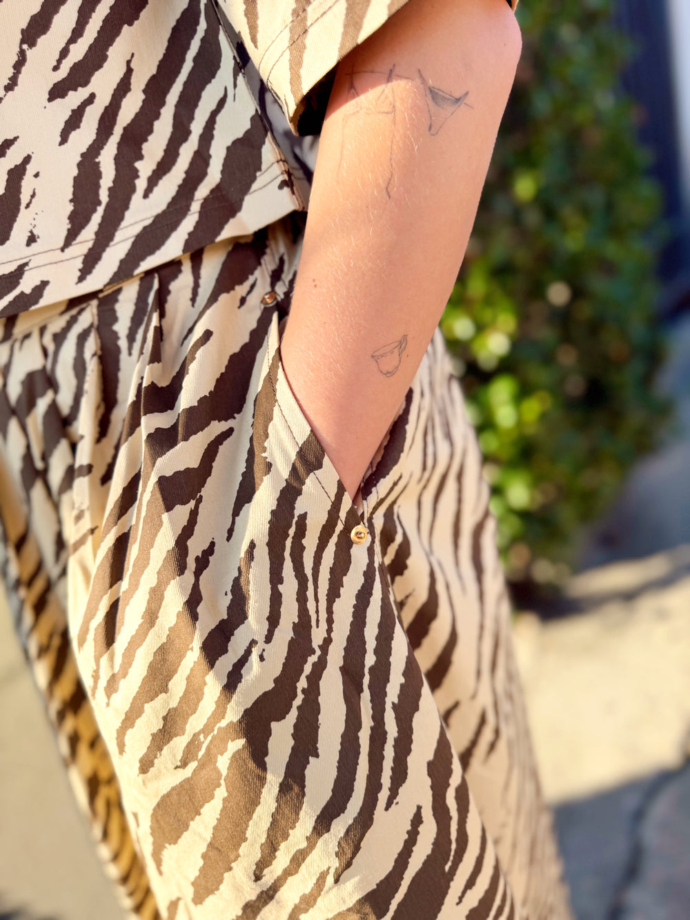 The Kira Zebra Print Skirt (S-L)